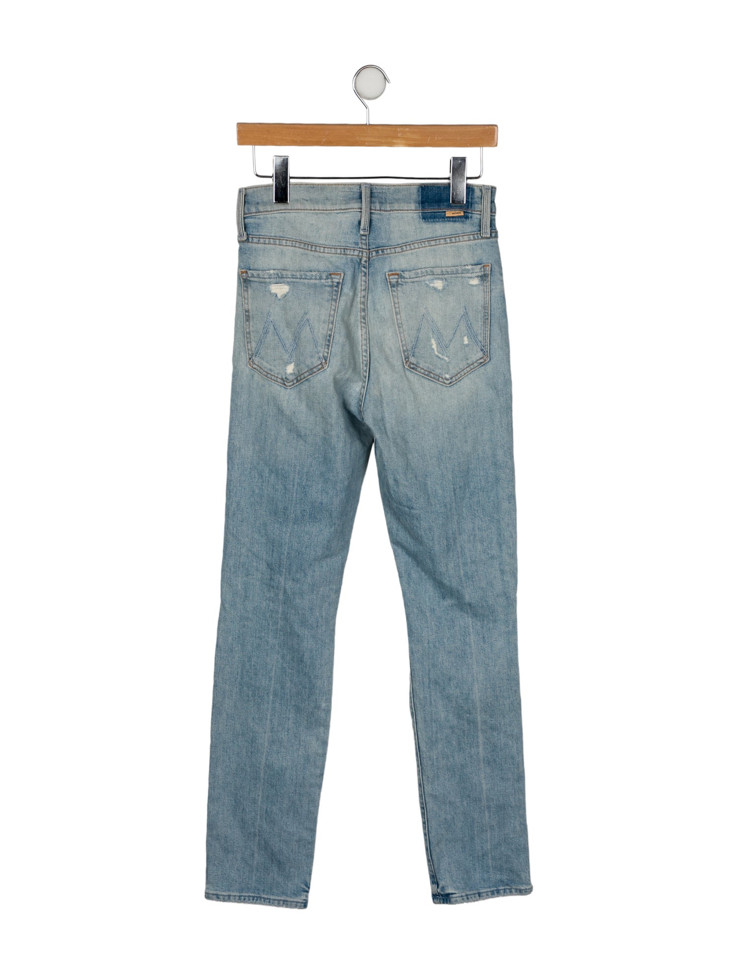 Mother High-Rise Straight Leg Jeans