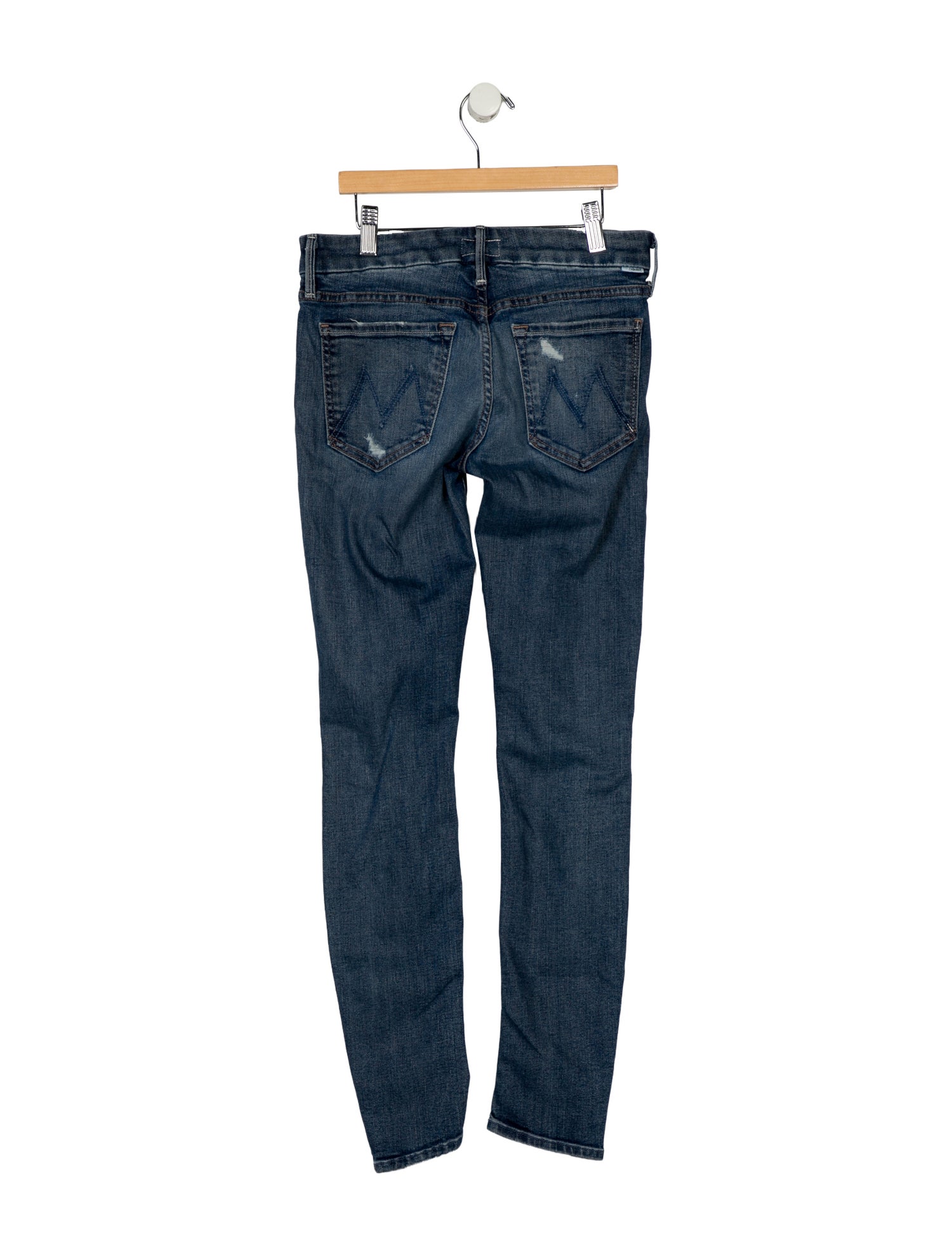 Mother Mid-Rise Skinny Leg Jeans