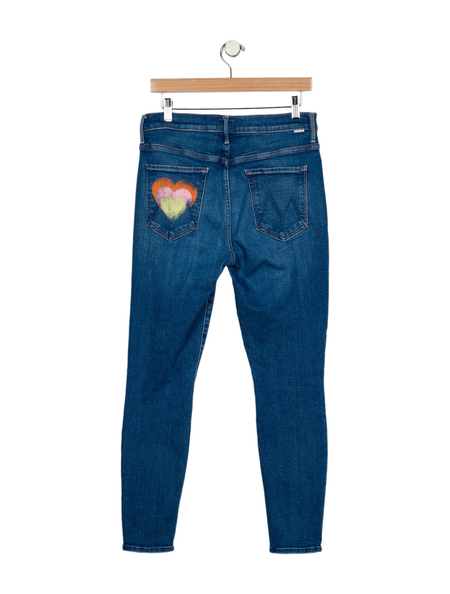 Mother Mid-Rise Skinny Leg Jeans