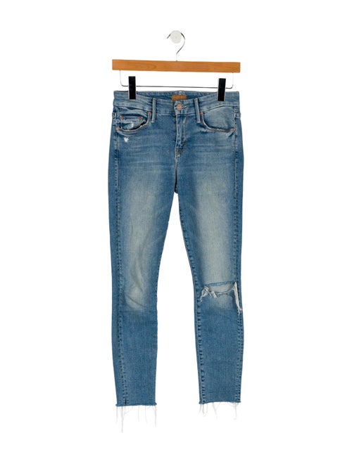 Mother Mid-Rise Skinny Leg Jeans