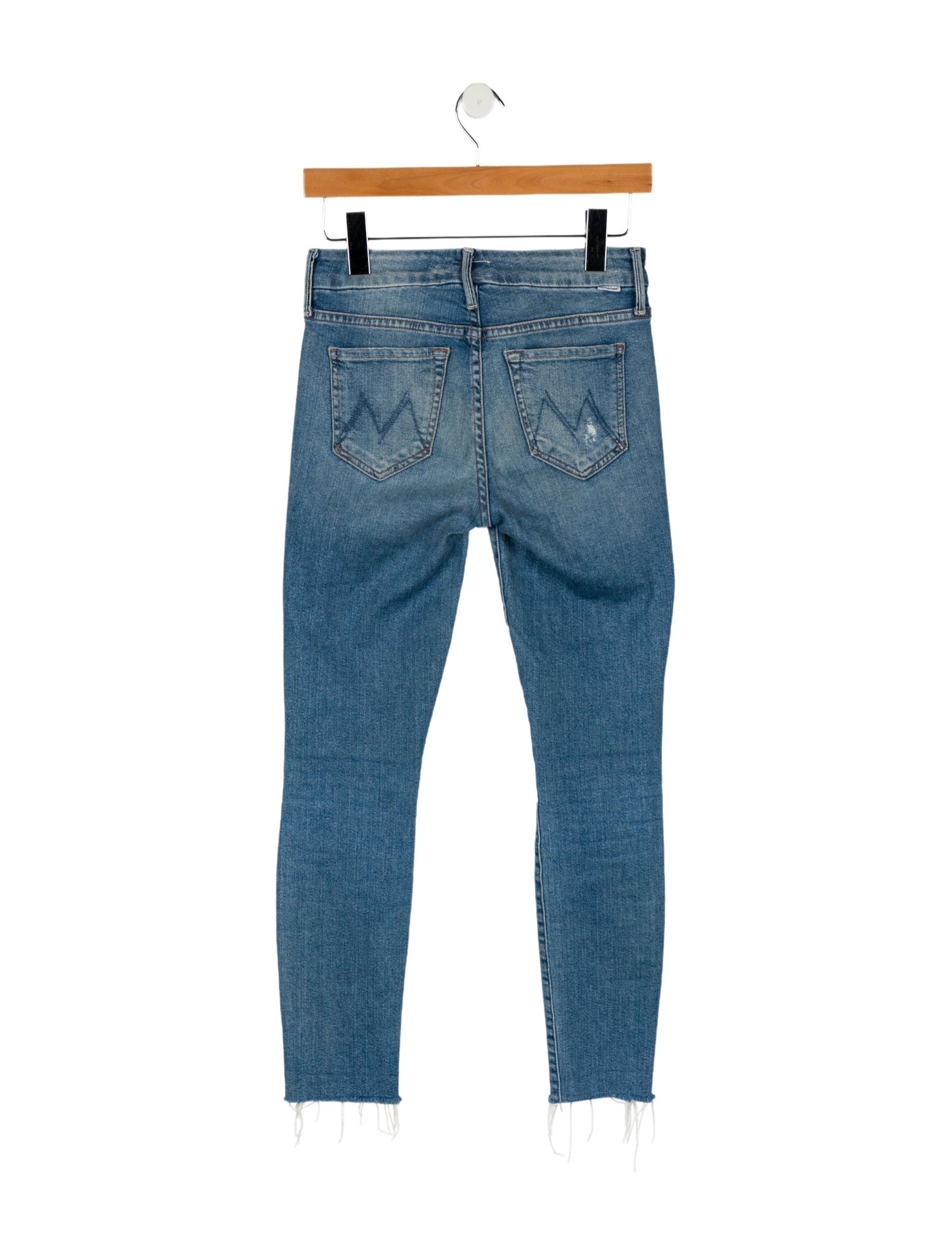 Mother Mid-Rise Skinny Leg Jeans