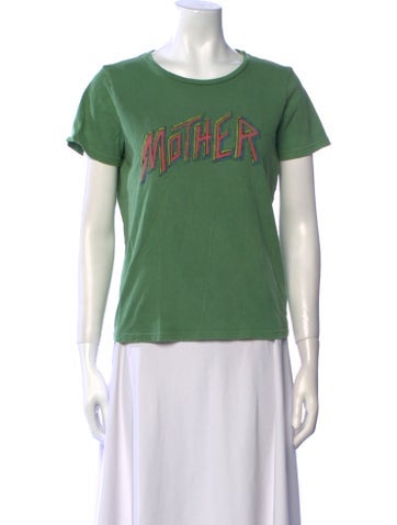 Mother Tops Graphic Print Crew Neck T-Shirt S