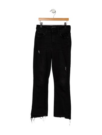 Mother Mid-Rise Straight Leg Jeans
