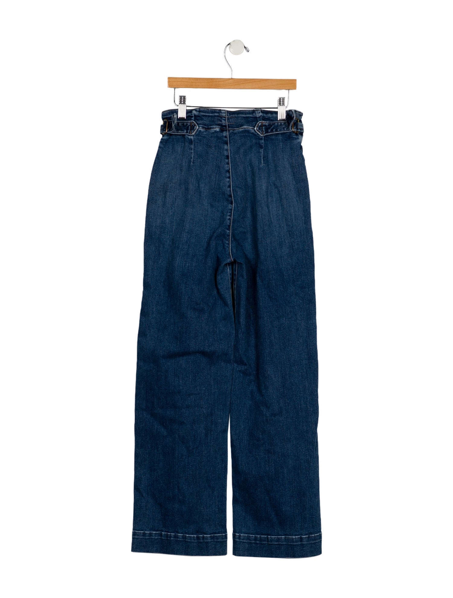 Mother Mid-Rise Wide Leg Jeans
