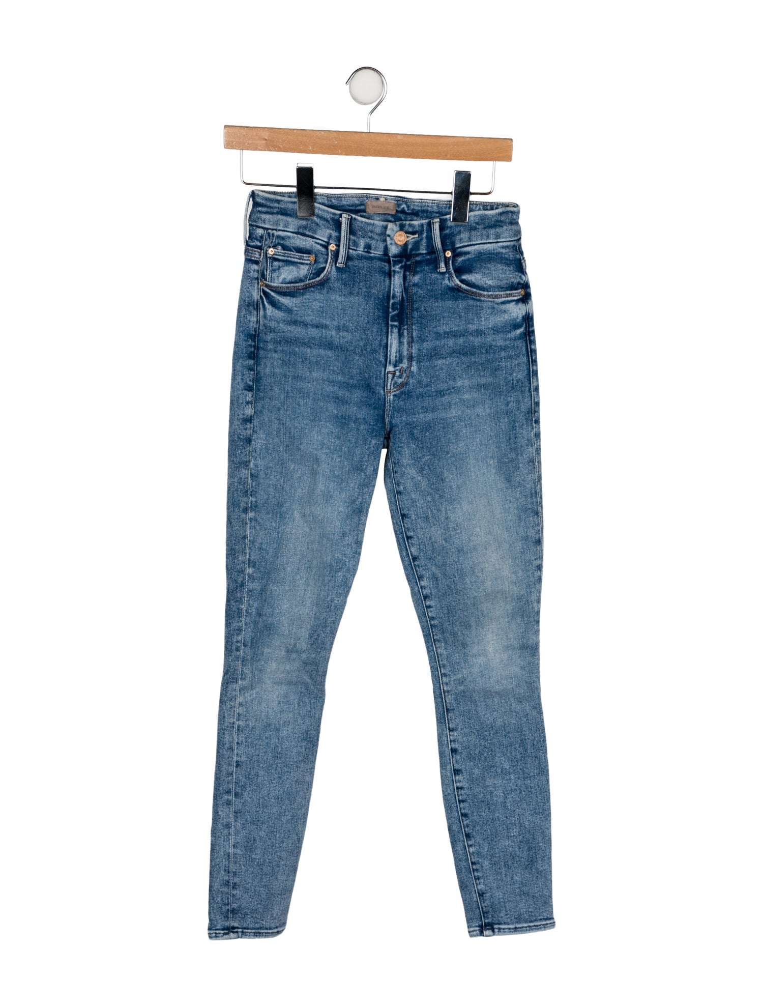 Mother High-Rise Skinny Leg Jeans