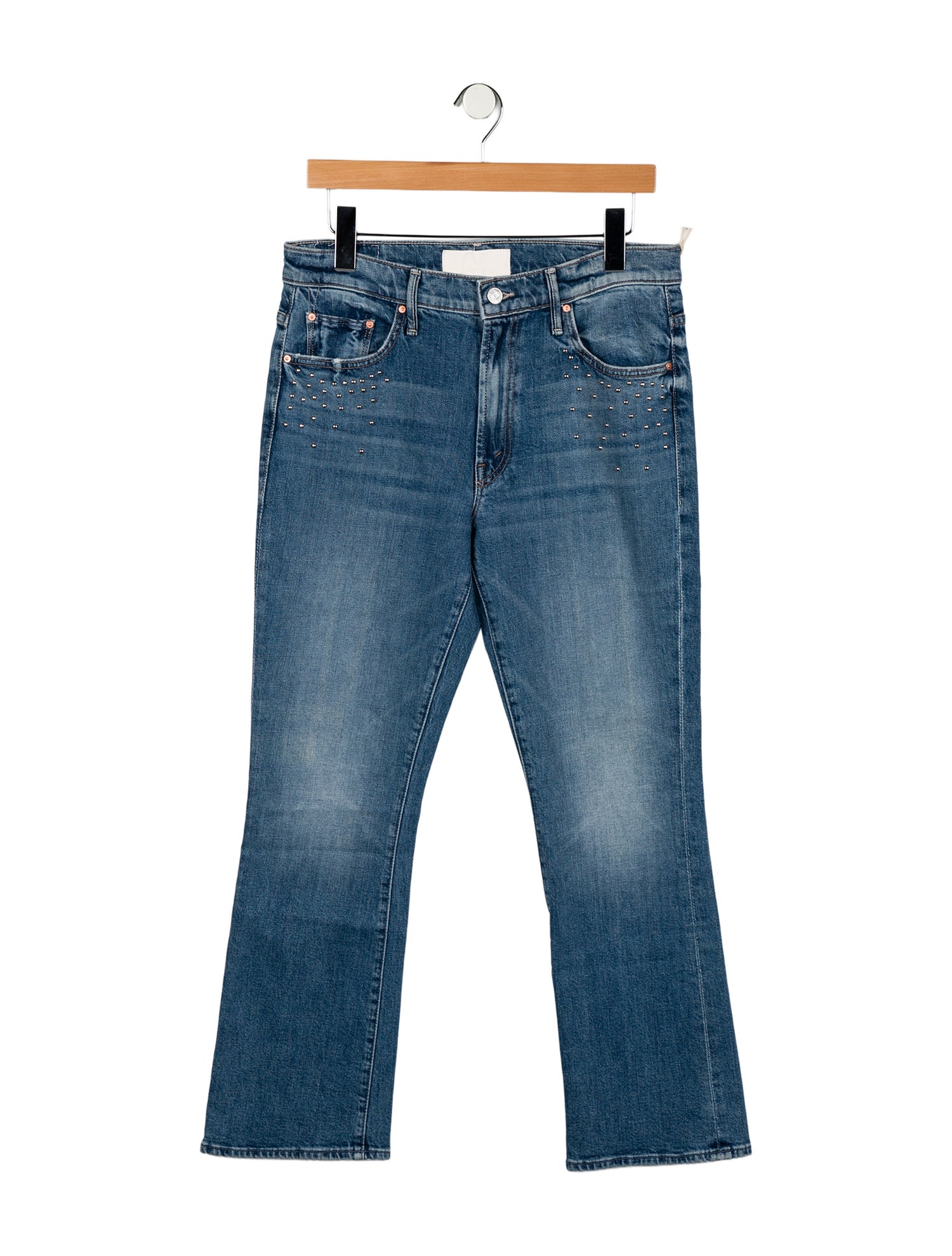 Mother Mid-Rise Straight Leg Jeans w/ Tags
