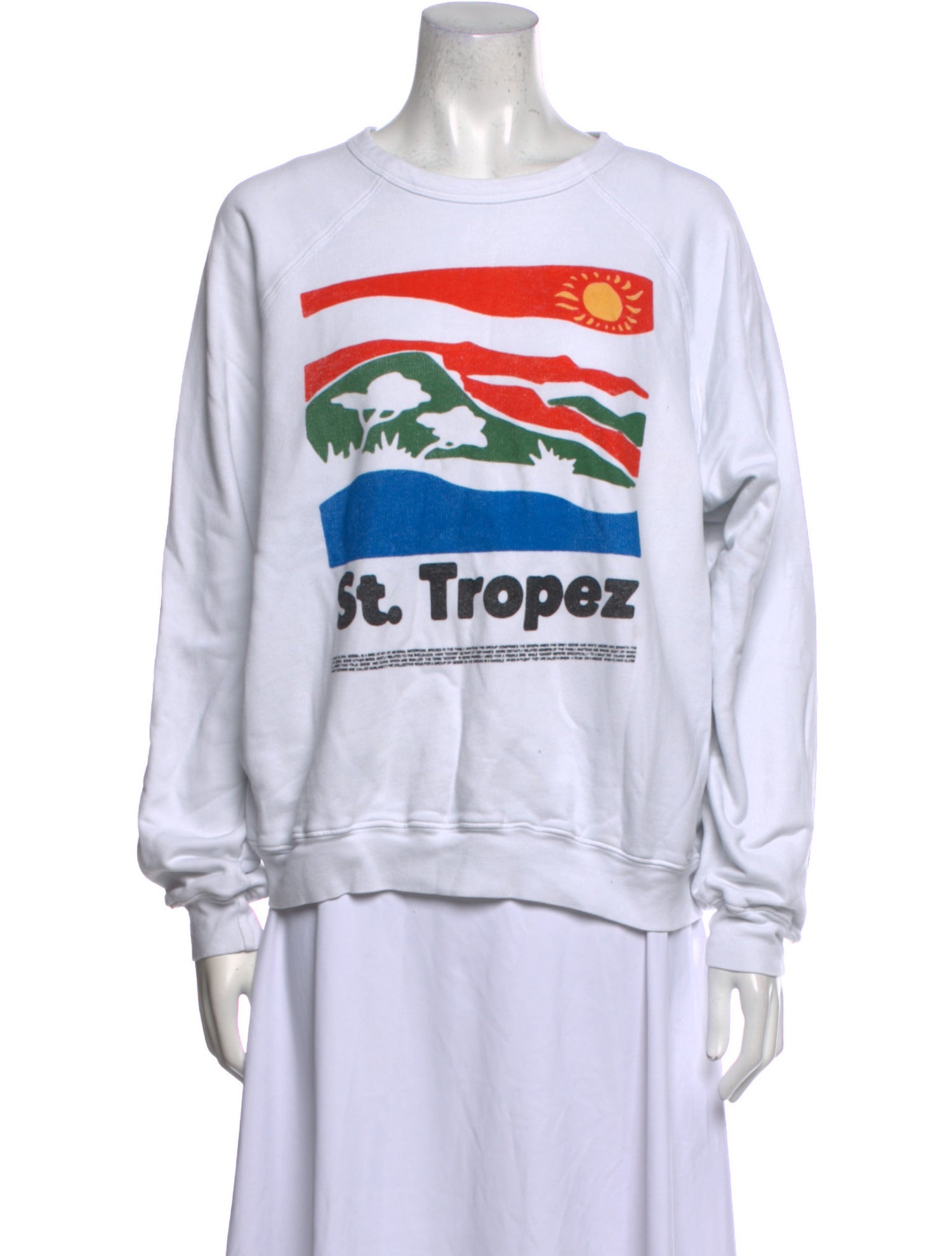 Mother Graphic Print Crew Neck Sweatshirt