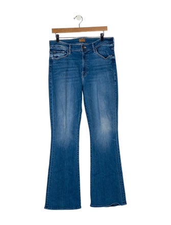 Mother Mid-Rise Straight Leg Jeans
