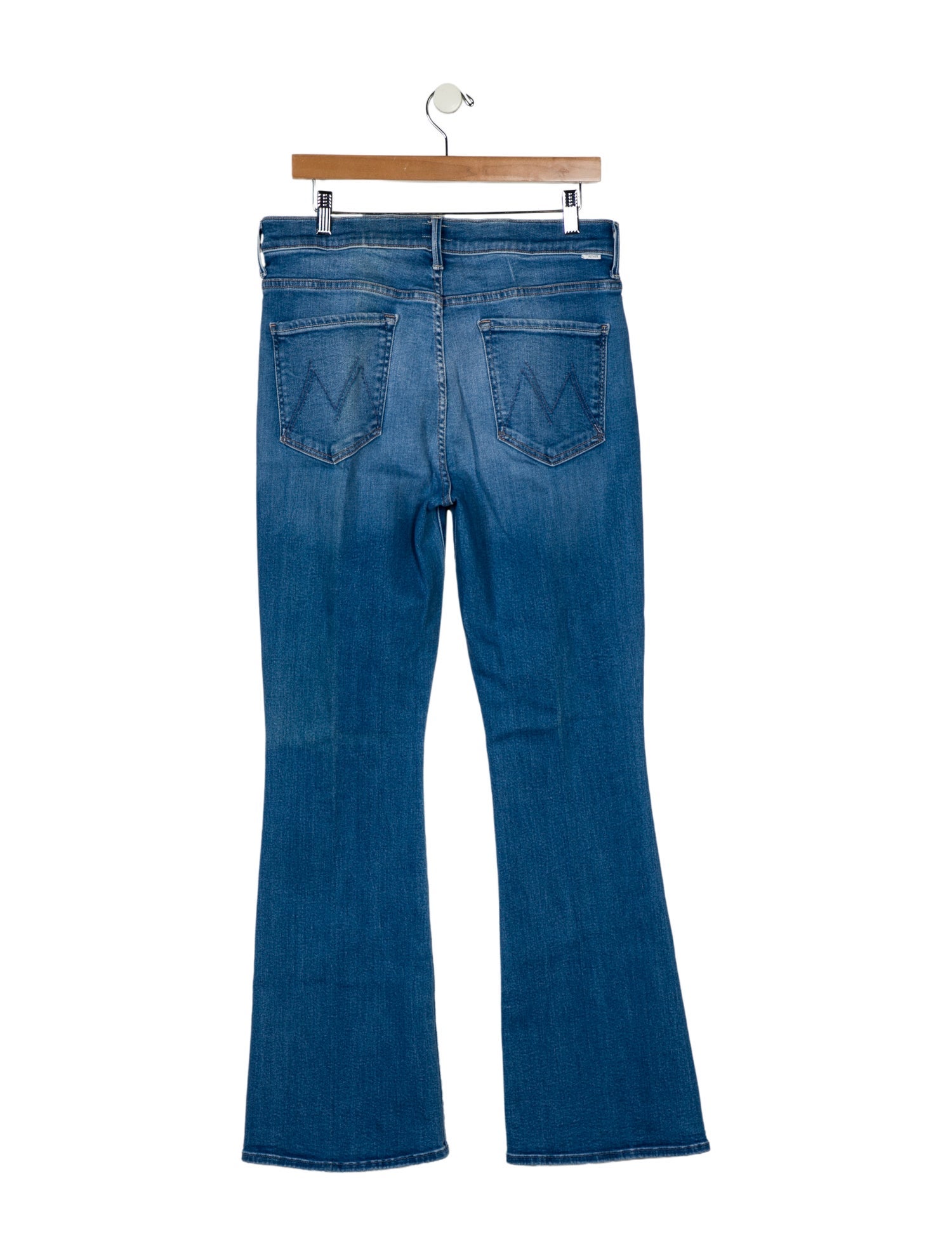 Mother Mid-Rise Straight Leg Jeans