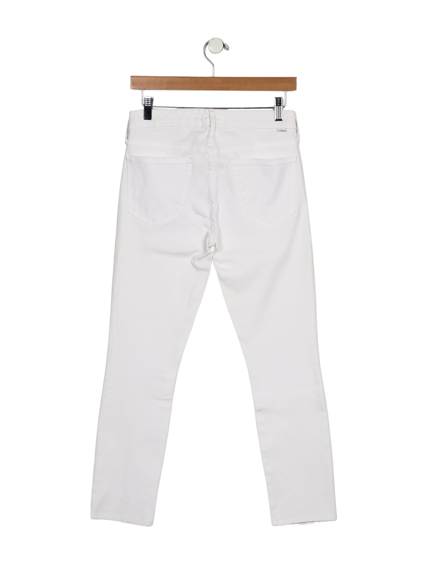 Mother Mid-Rise Skinny Leg Jeans