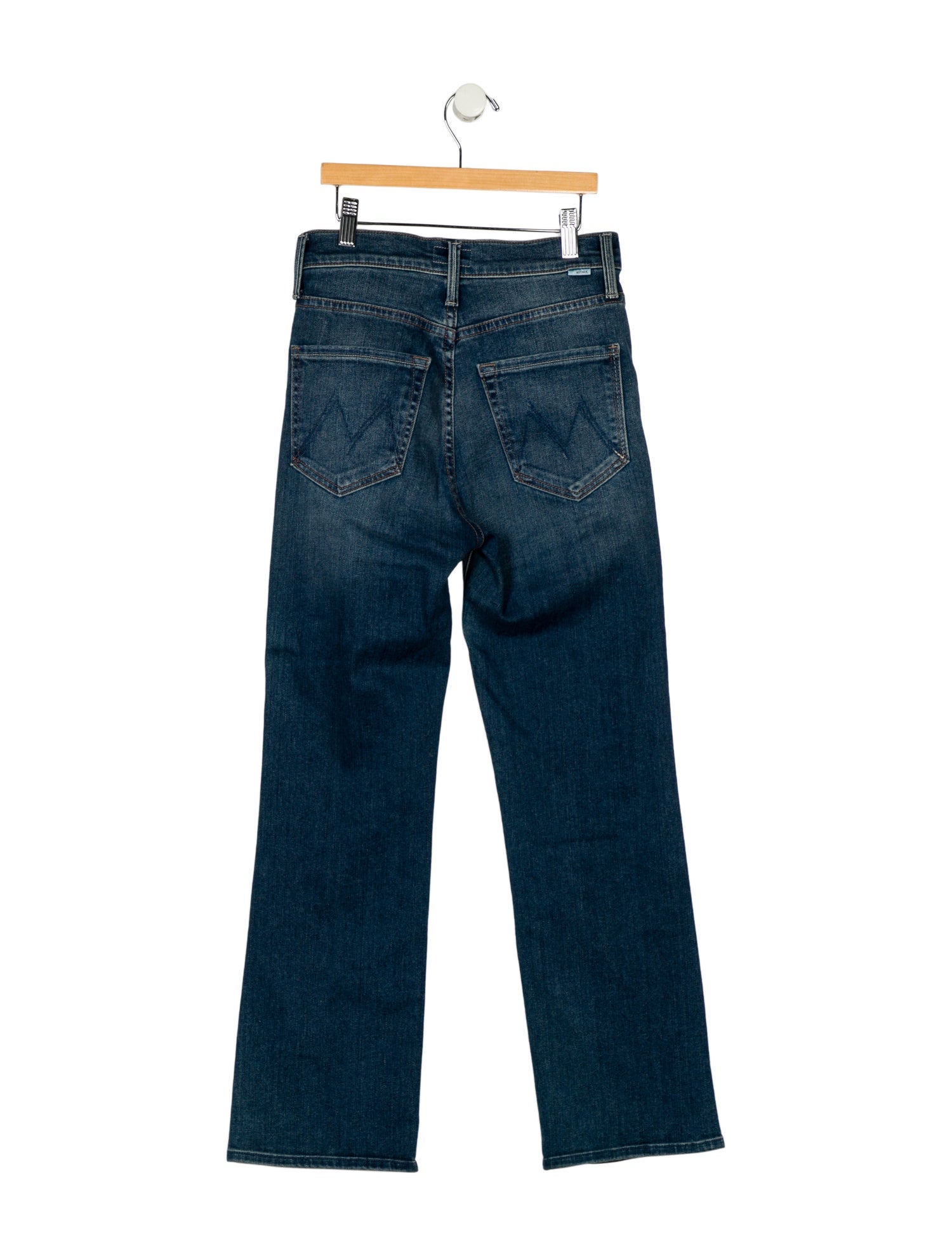 Mother High-Rise Straight Leg Jeans
