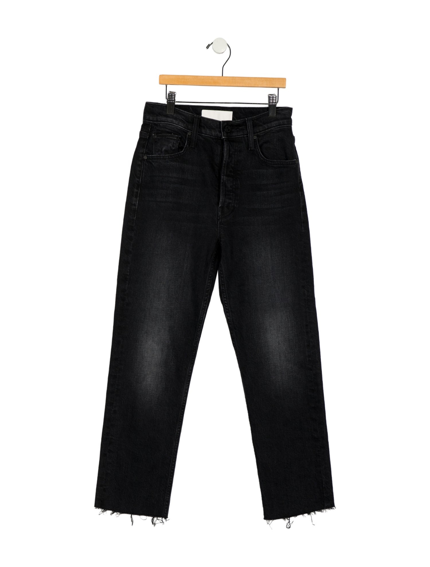Mother Mid-Rise Straight Leg Jeans
