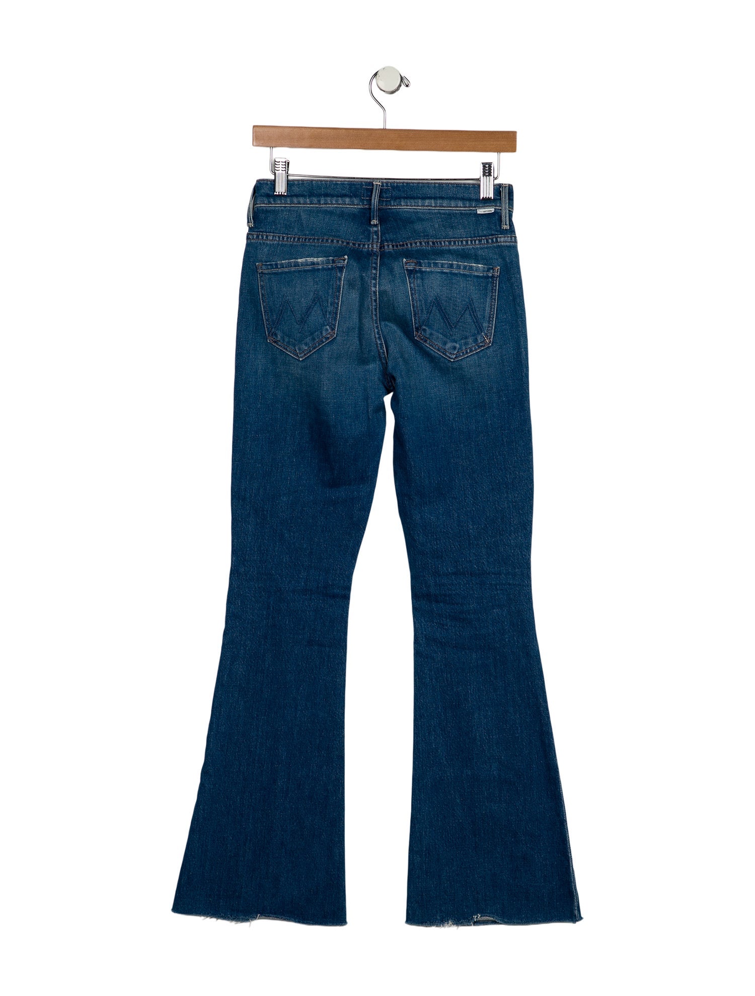 Mother Mid-Rise Wide Leg Jeans