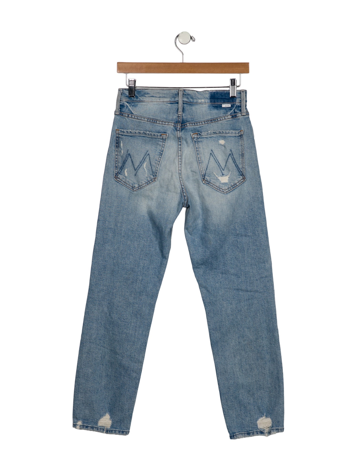 Mother High-Rise Straight Leg Jeans
