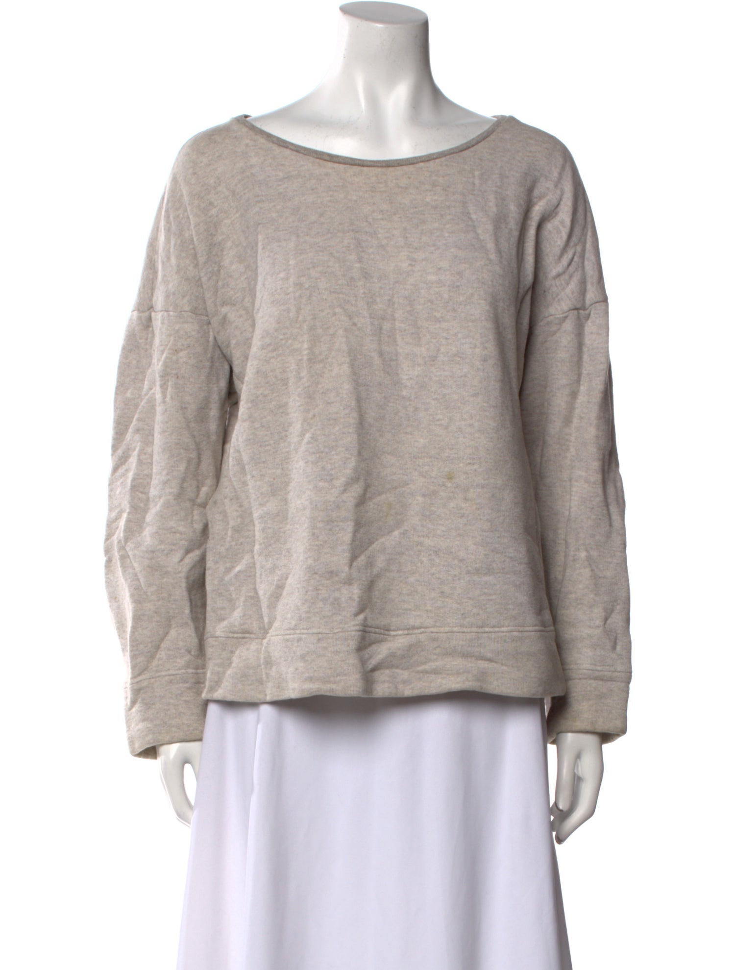 Mother Scoop Neck Long Sleeve Sweatshirt