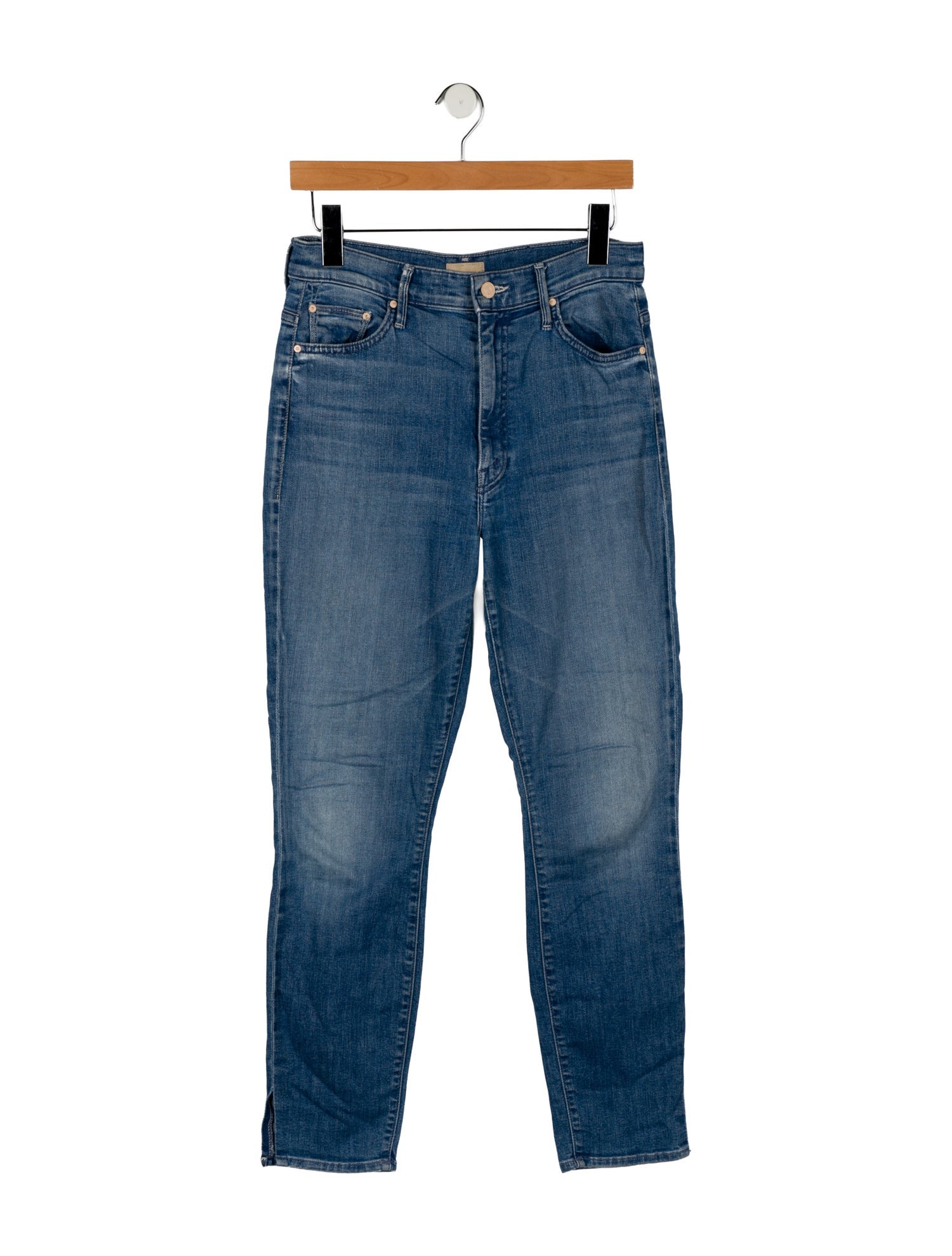 Mother High-Rise Straight Leg Jeans