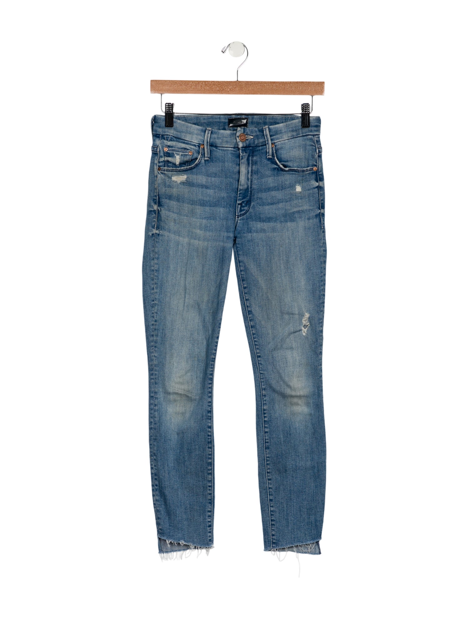 Mother Low-Rise Skinny Leg Jeans