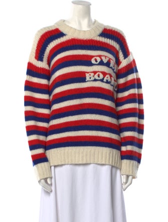 Mother Alpaca Striped Sweater