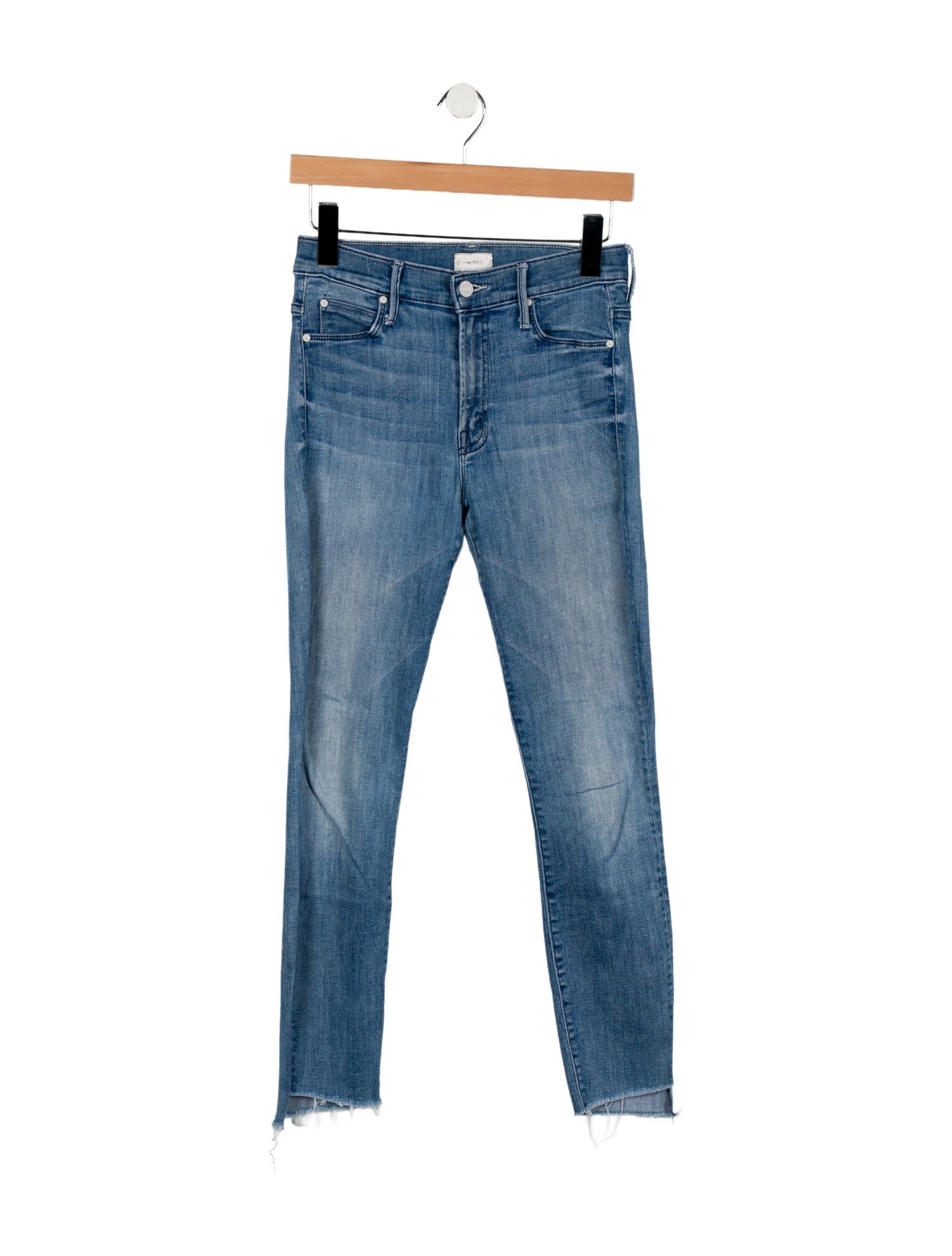 Mother Mid-Rise Skinny Leg Jeans