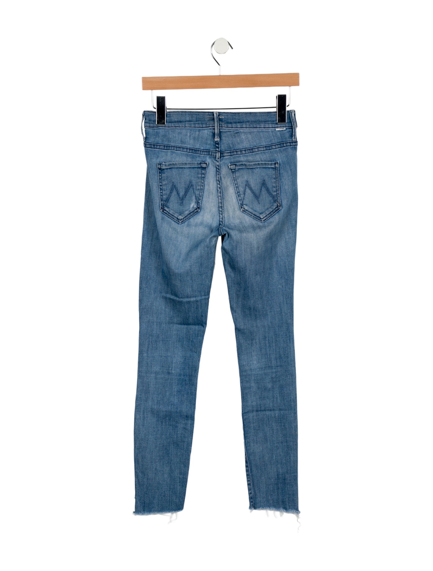 Mother Mid-Rise Skinny Leg Jeans