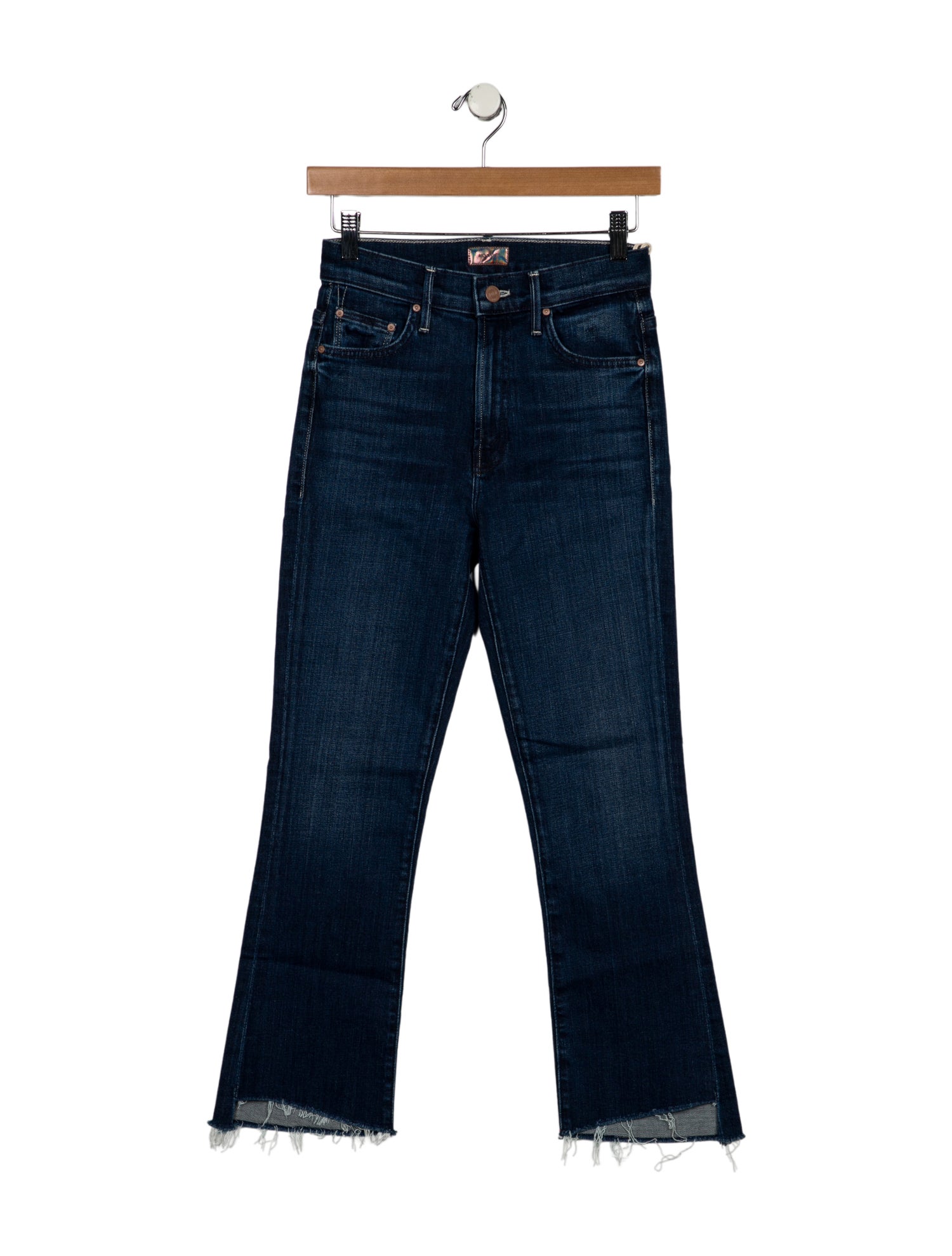 Mother Mid-Rise Straight Leg Jeans