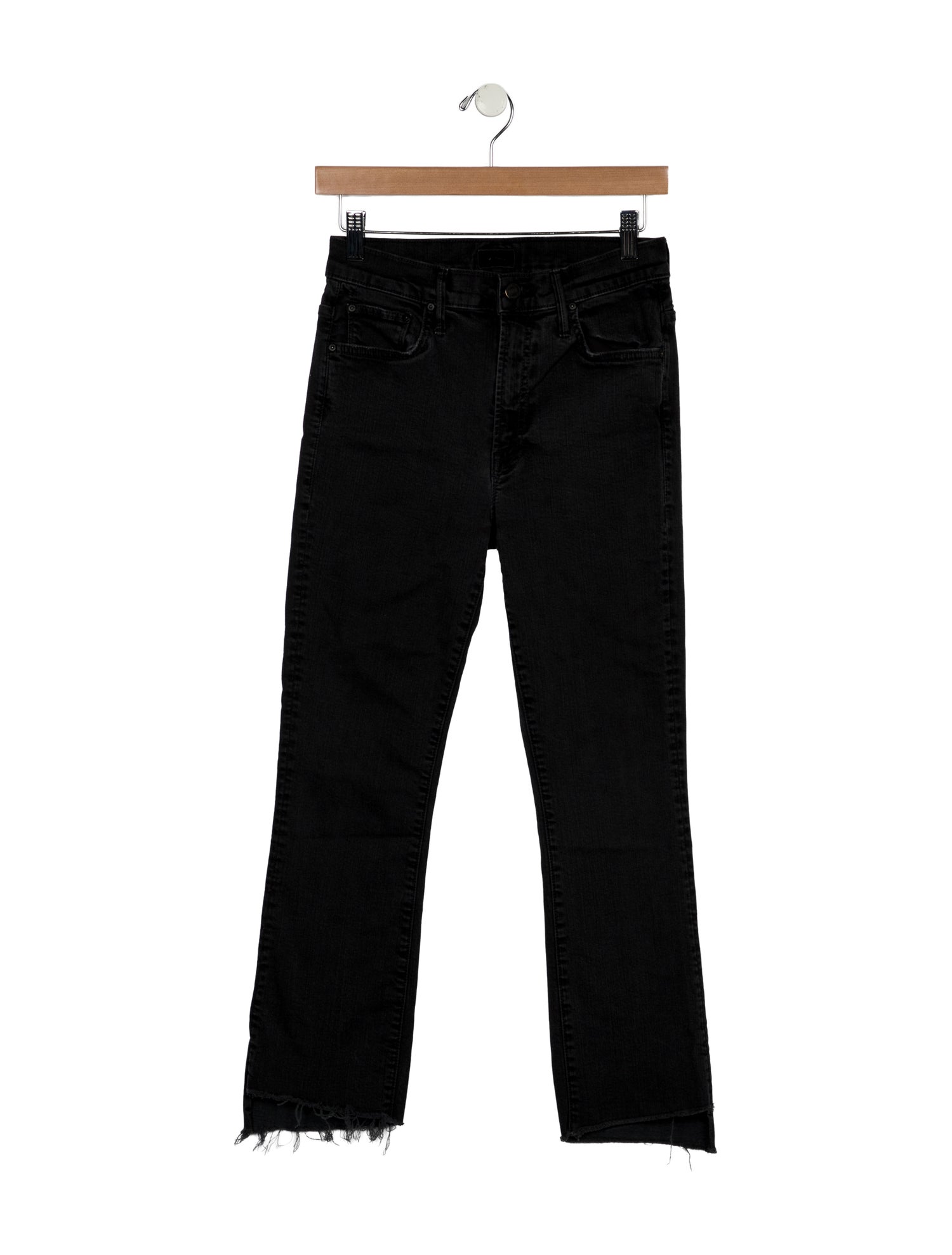 Mother Mid-Rise Straight Leg Jeans