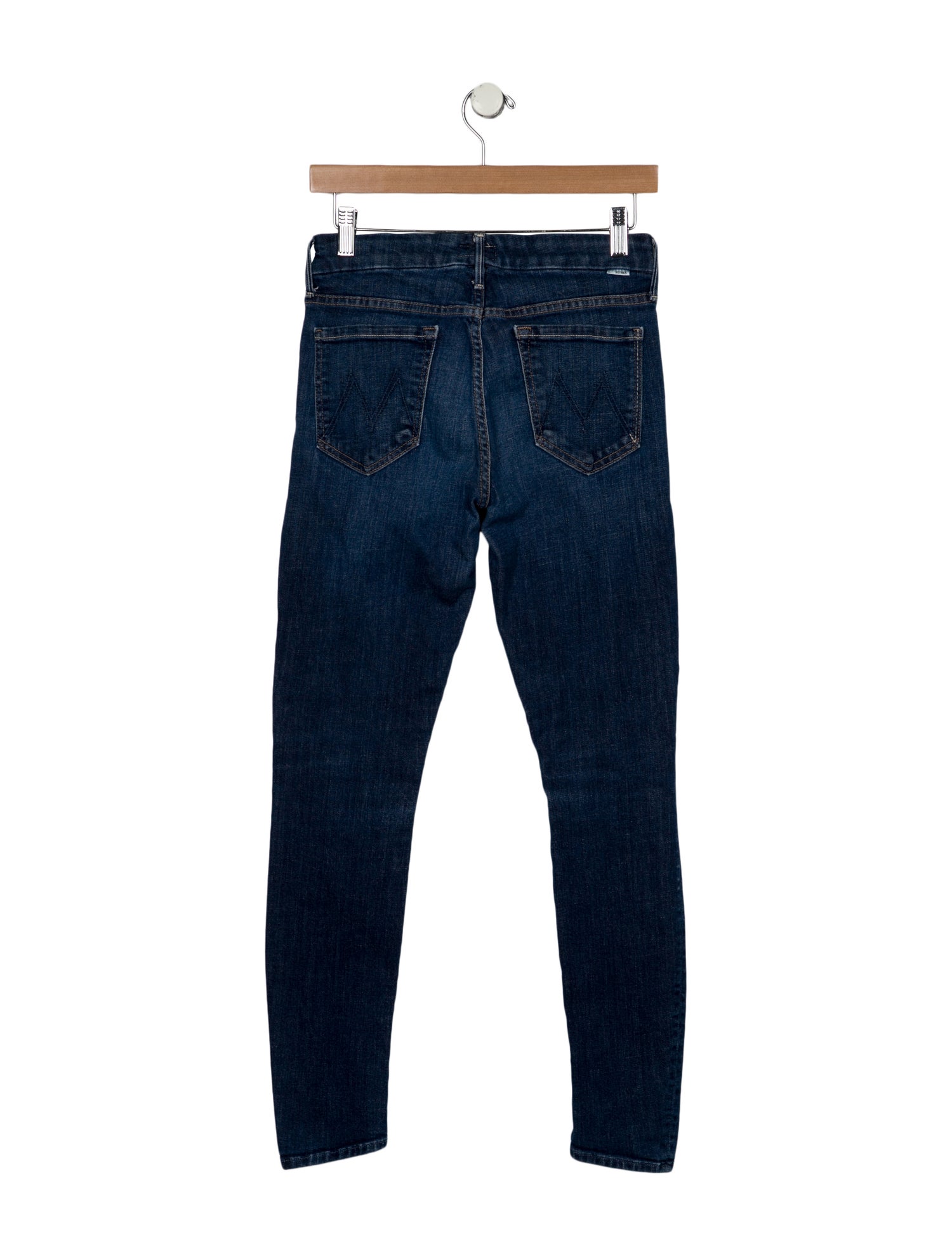 Mother Mid-Rise Skinny Leg Jeans