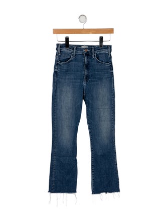 Mother Mid-Rise Straight Leg Jeans