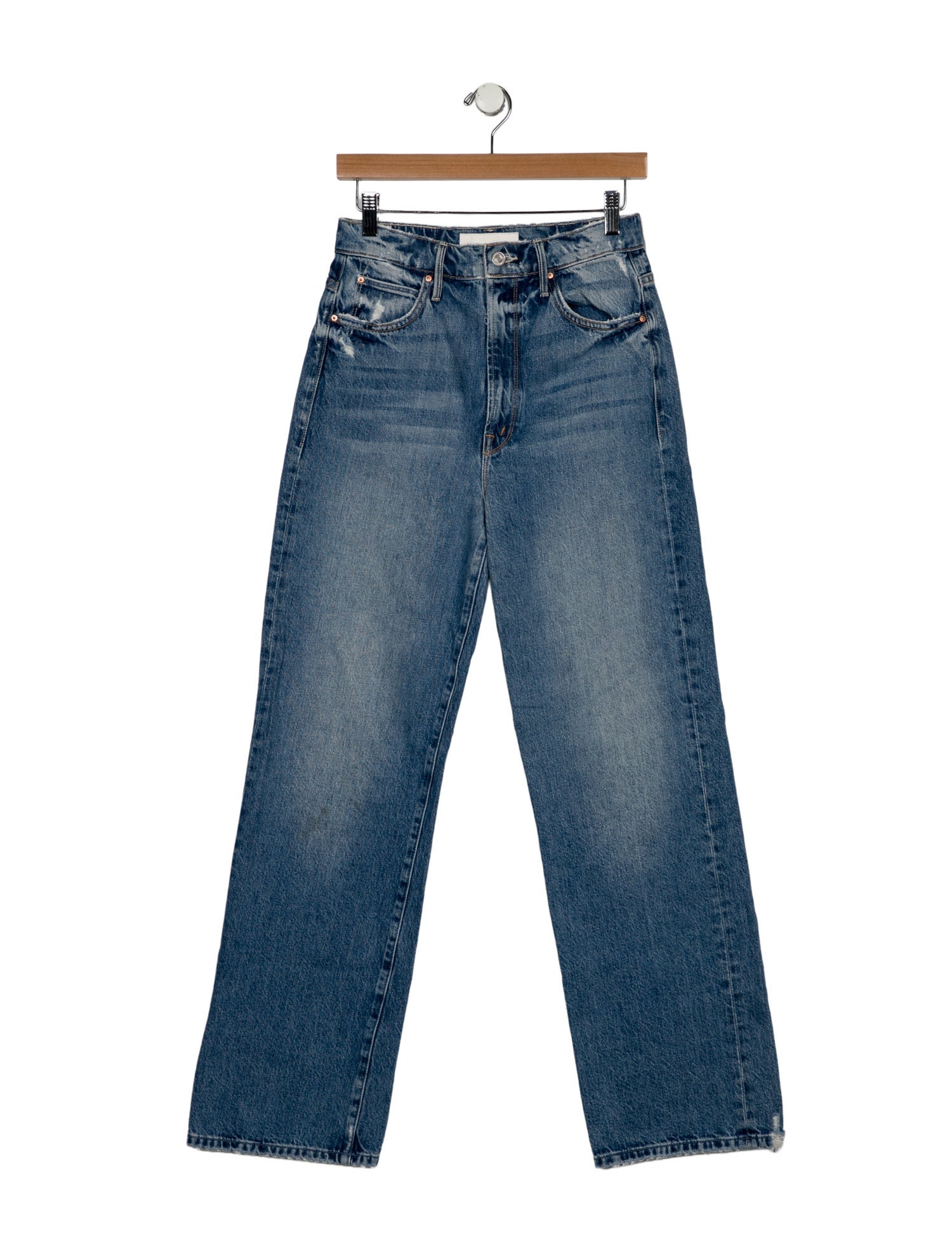 Mother High-Rise Wide Leg Jeans