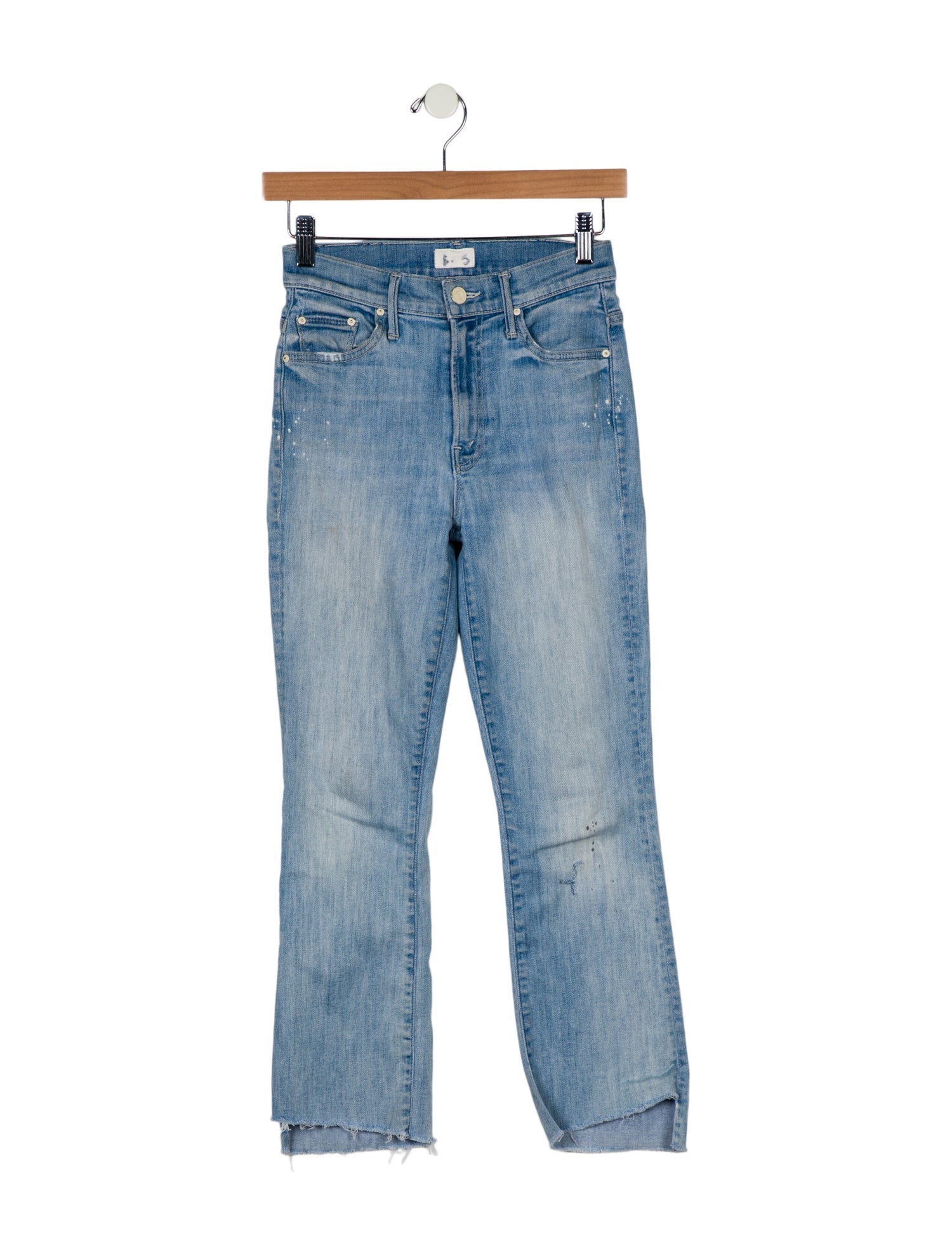 Mother Mid-Rise Straight Leg Jeans