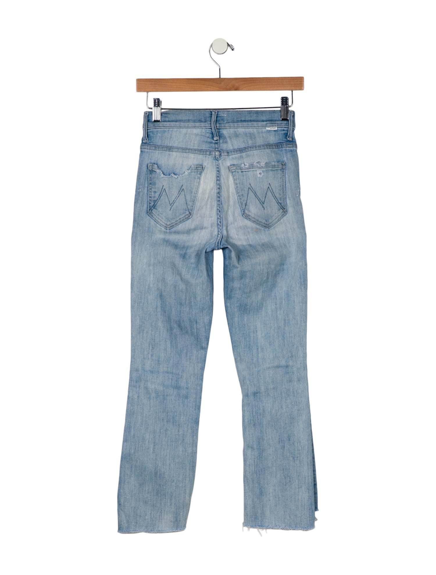 Mother Mid-Rise Straight Leg Jeans