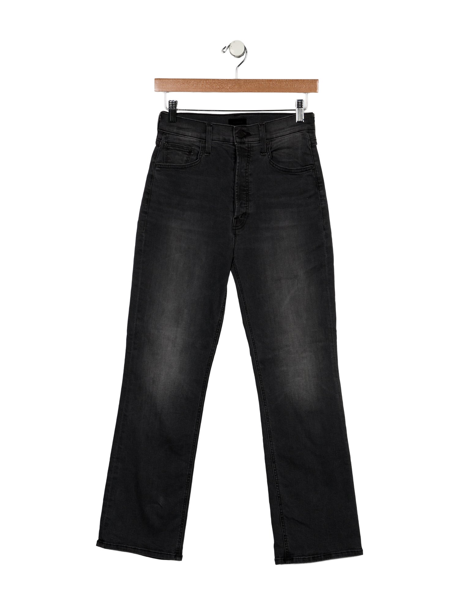 Mother High-Rise Straight Leg Jeans