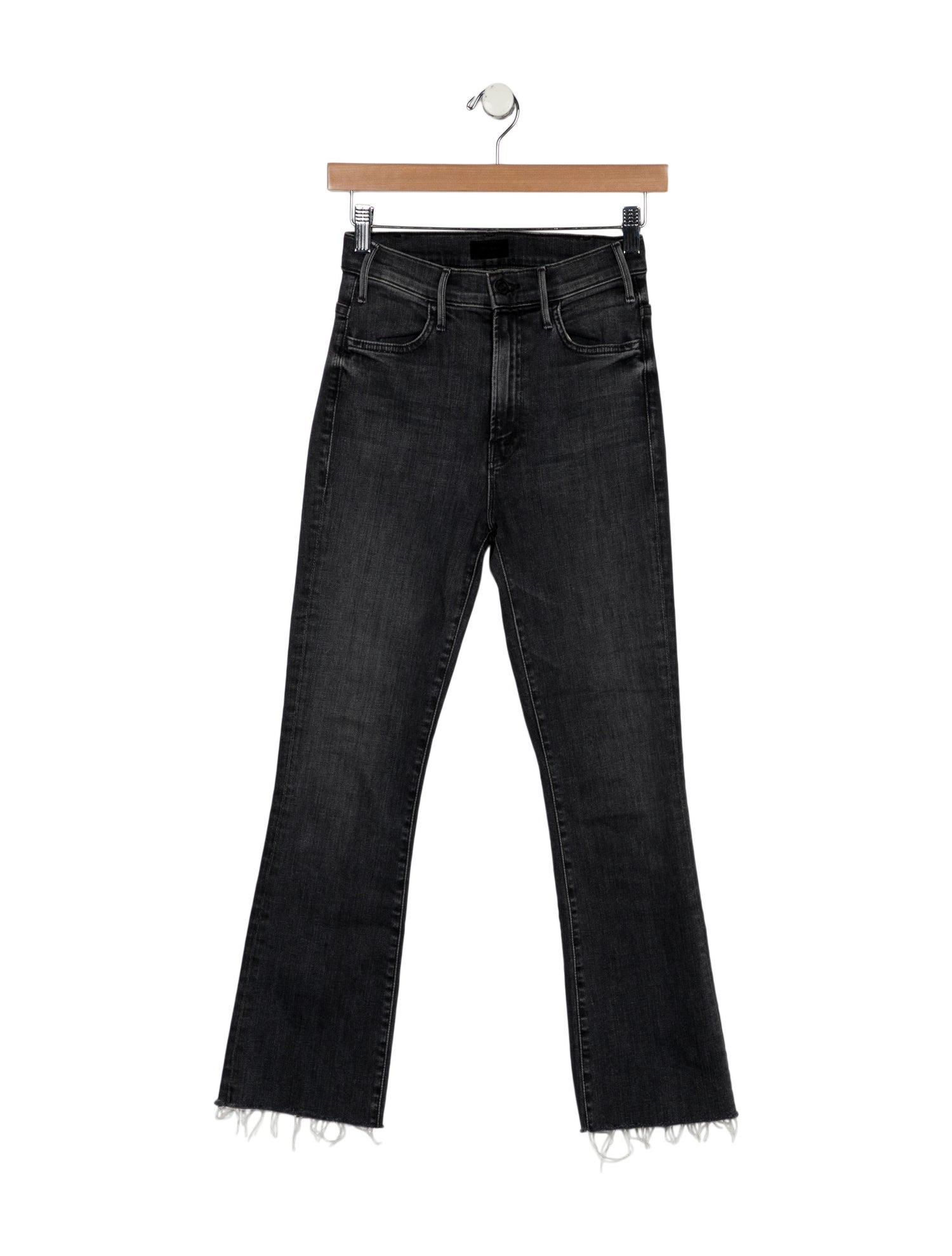 Mother Mid-Rise Straight Leg Jeans