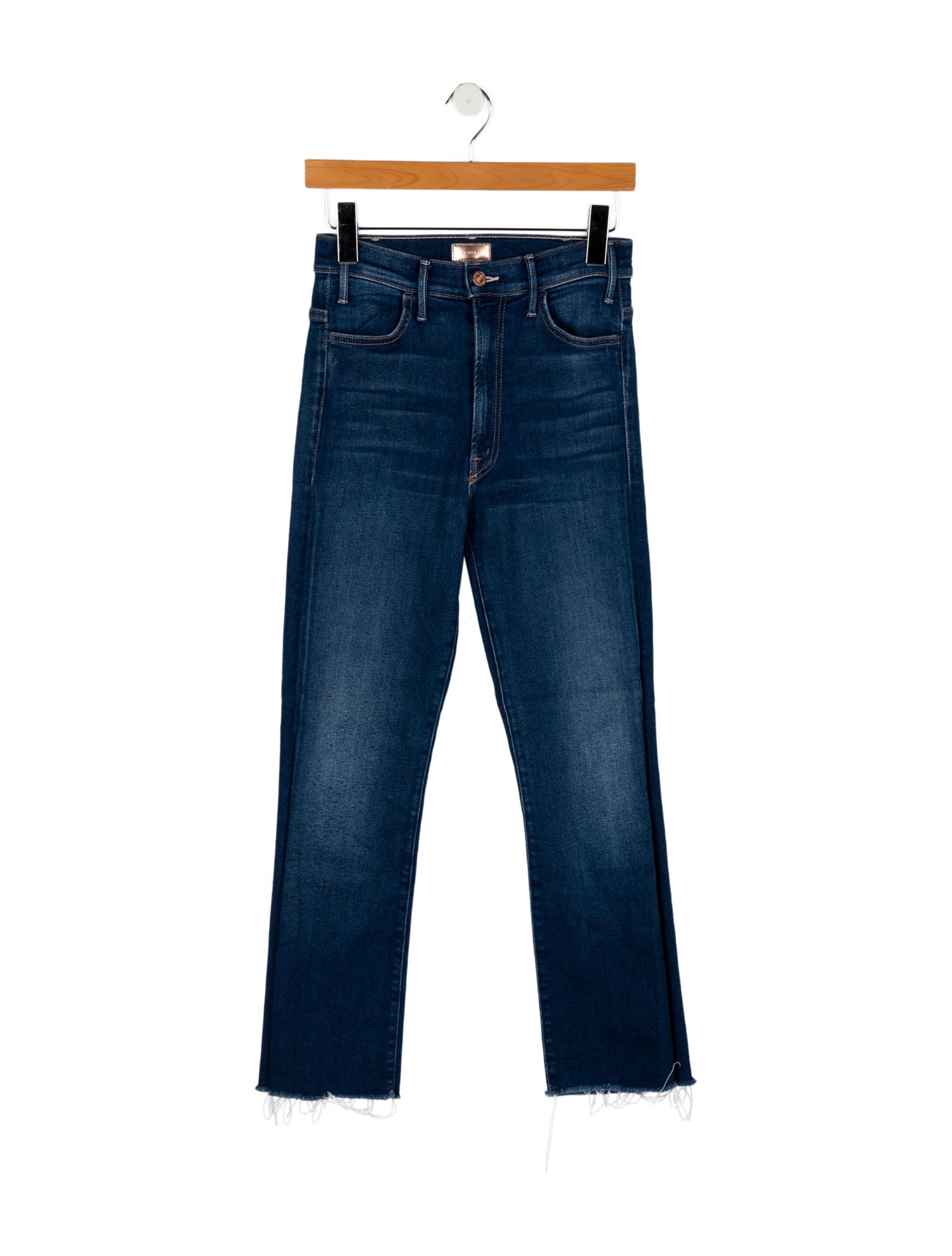 Mother High-Rise Straight Leg Jeans