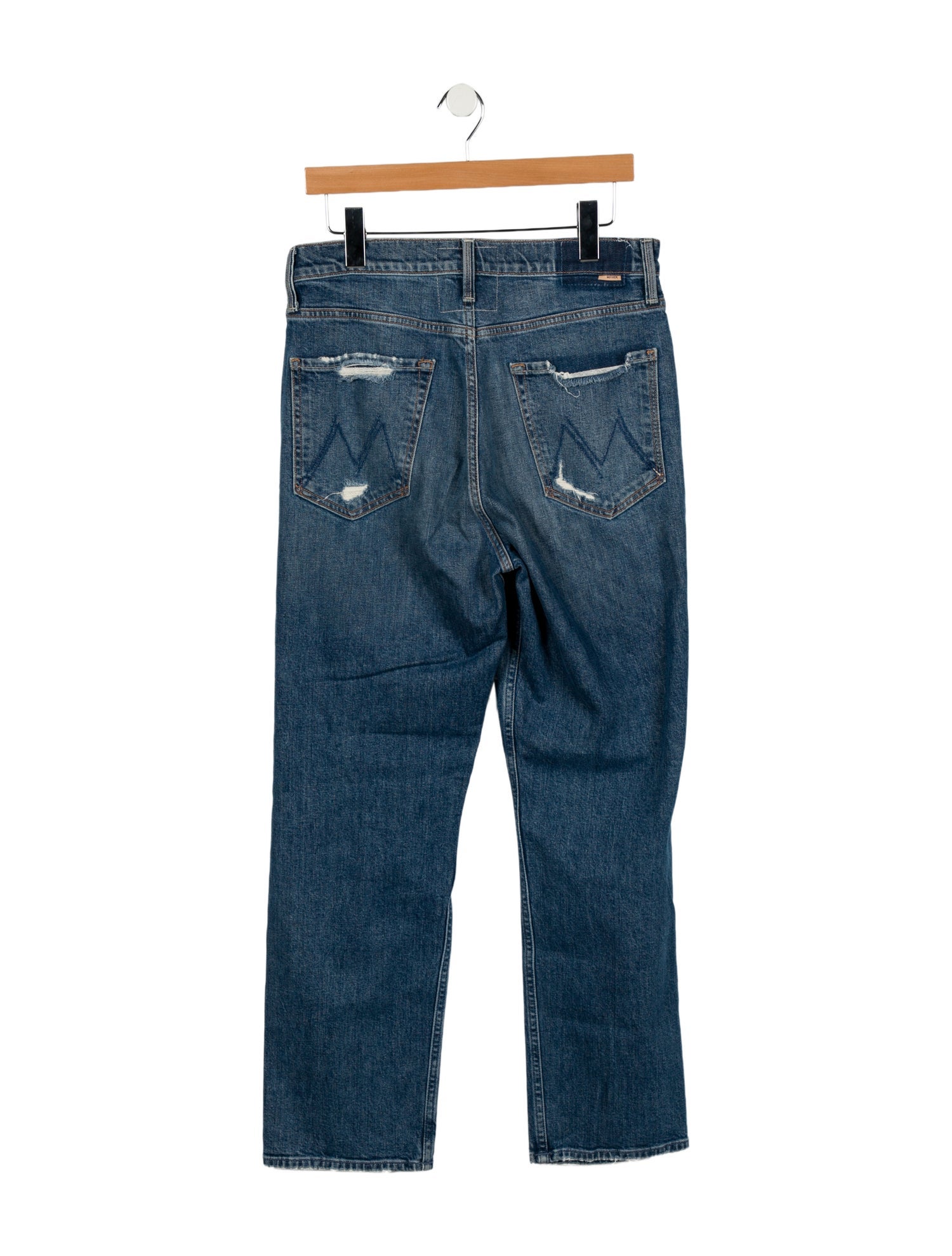 Mother High-Rise Straight Leg Jeans