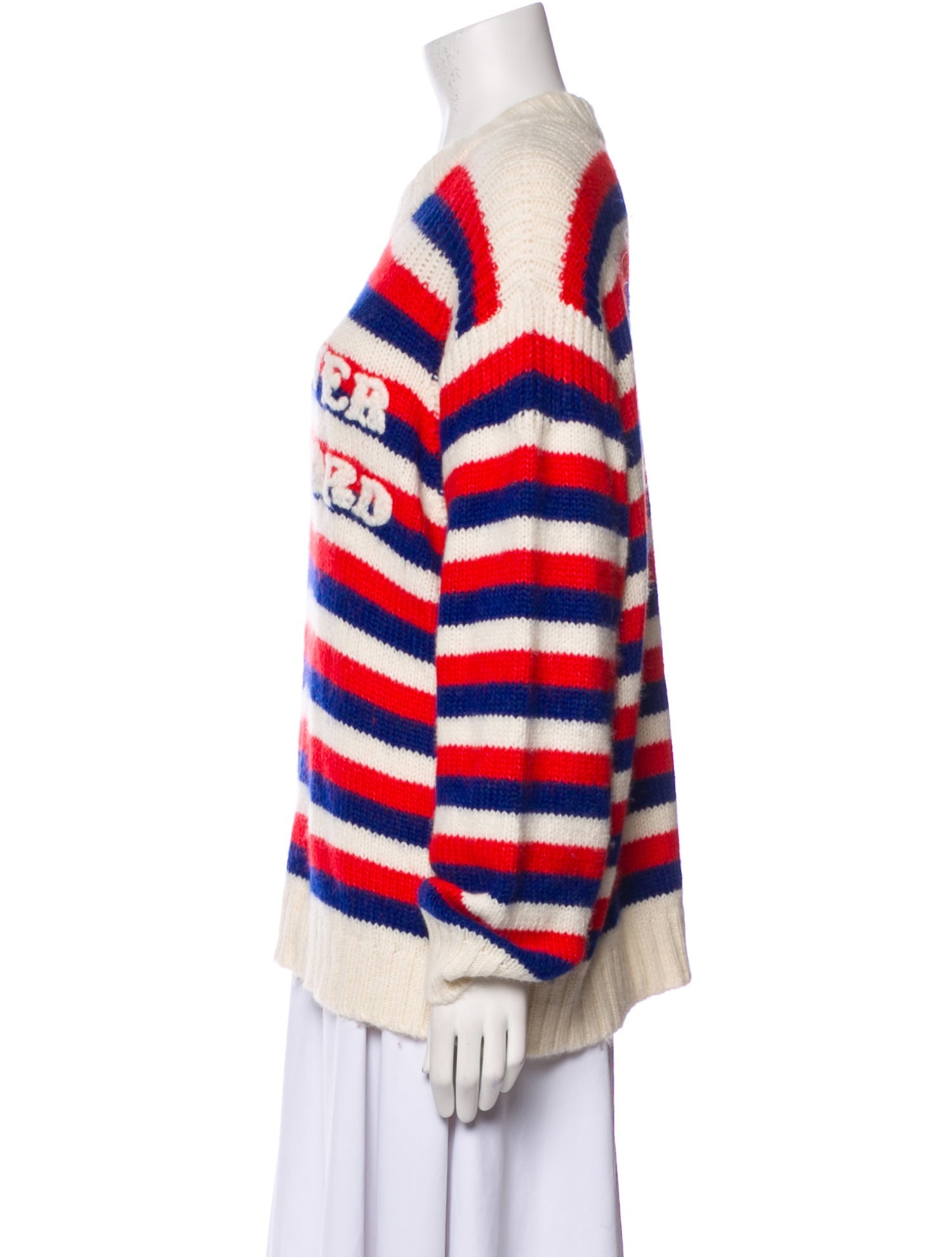 Mother Alpaca Striped Sweater