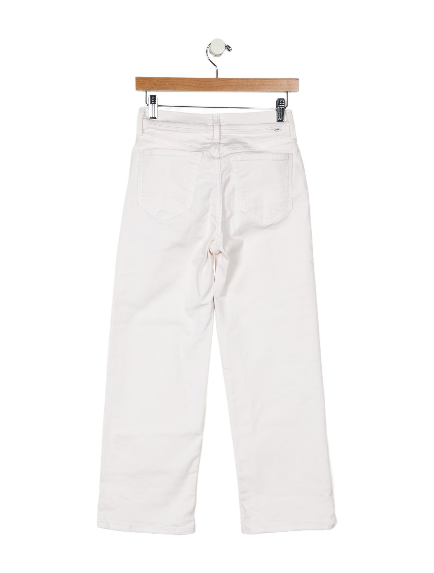 Mother Mid-Rise Wide Leg Jeans