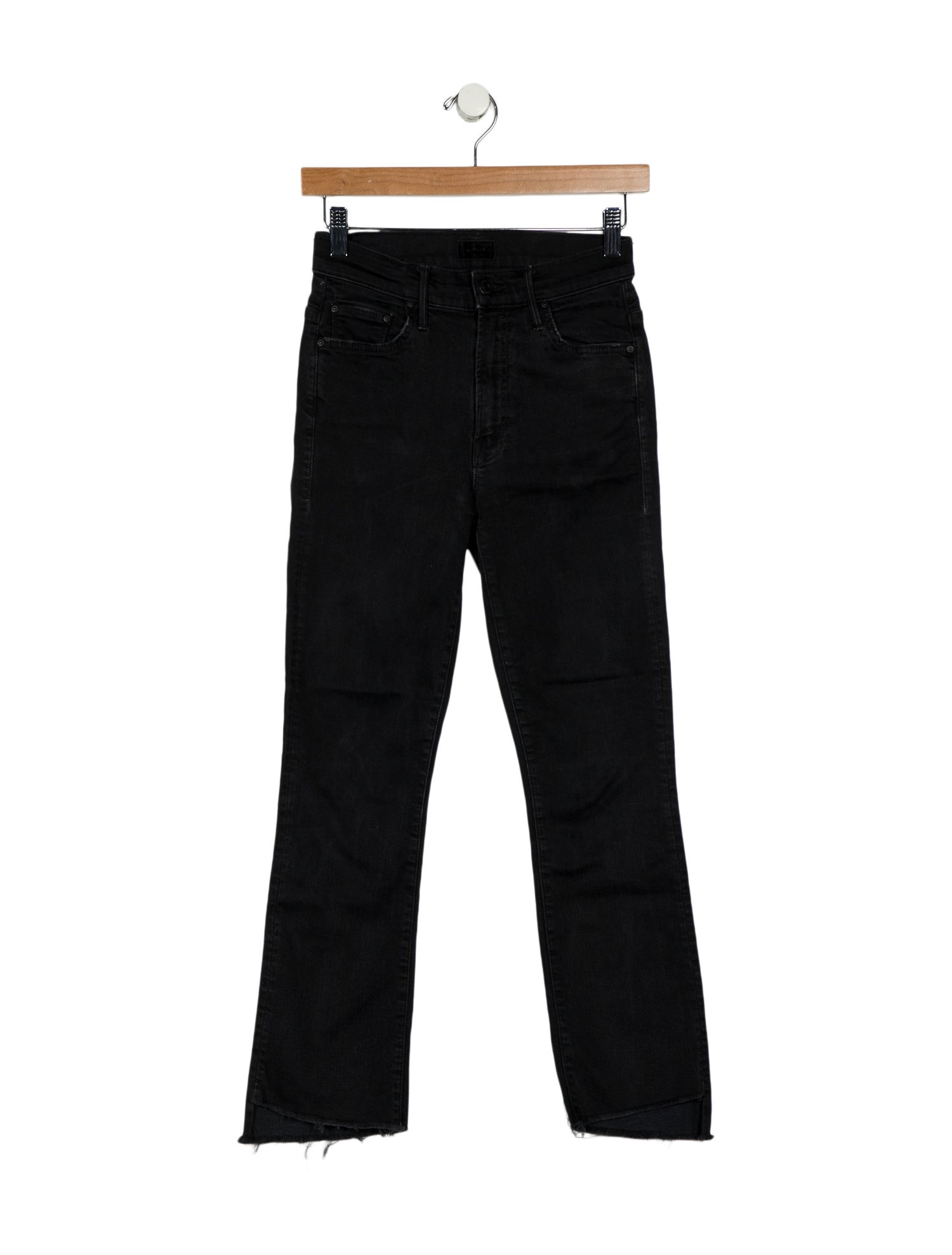 Mother Mid-Rise Straight Leg Jeans