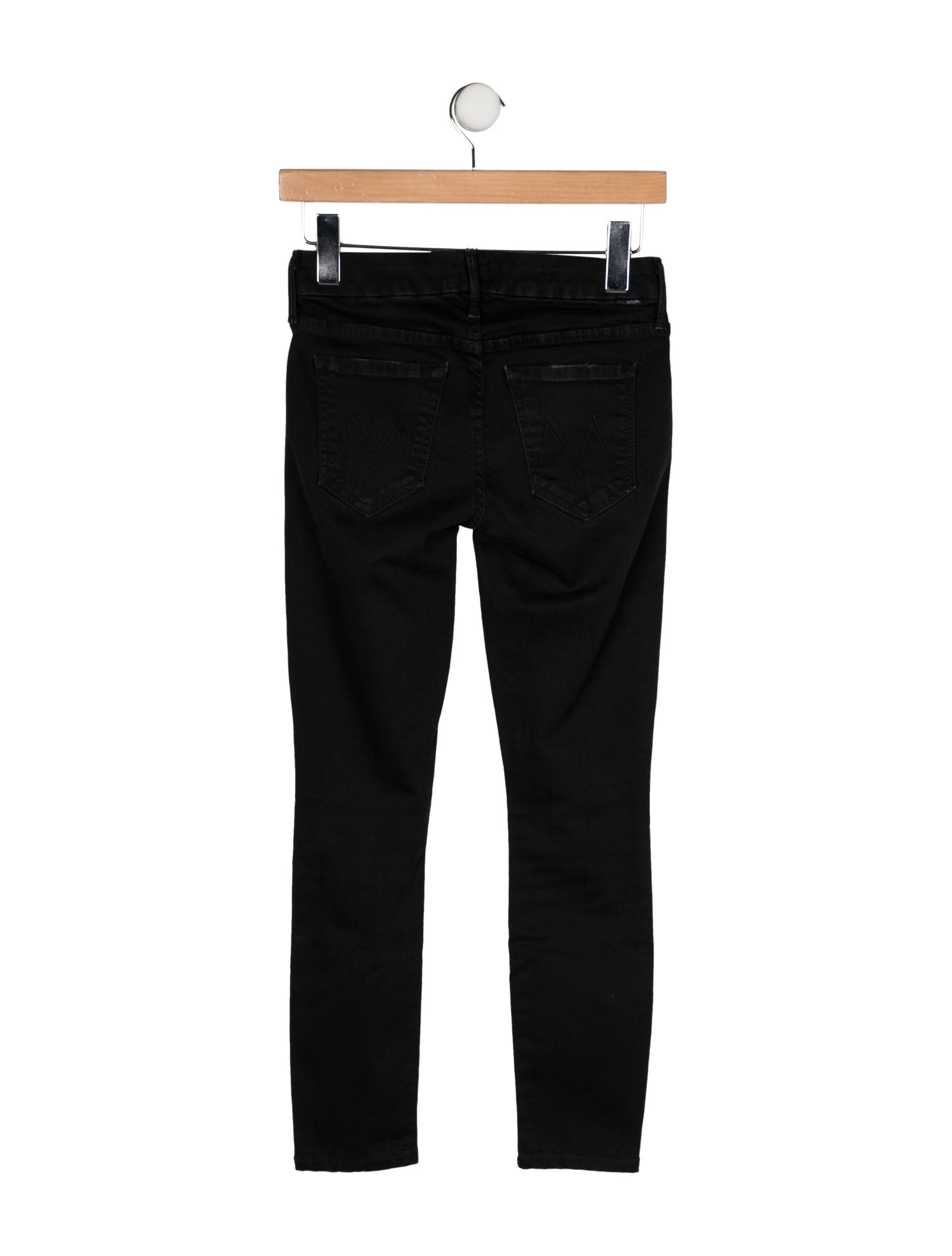 Mother Mid-Rise Skinny Leg Jeans