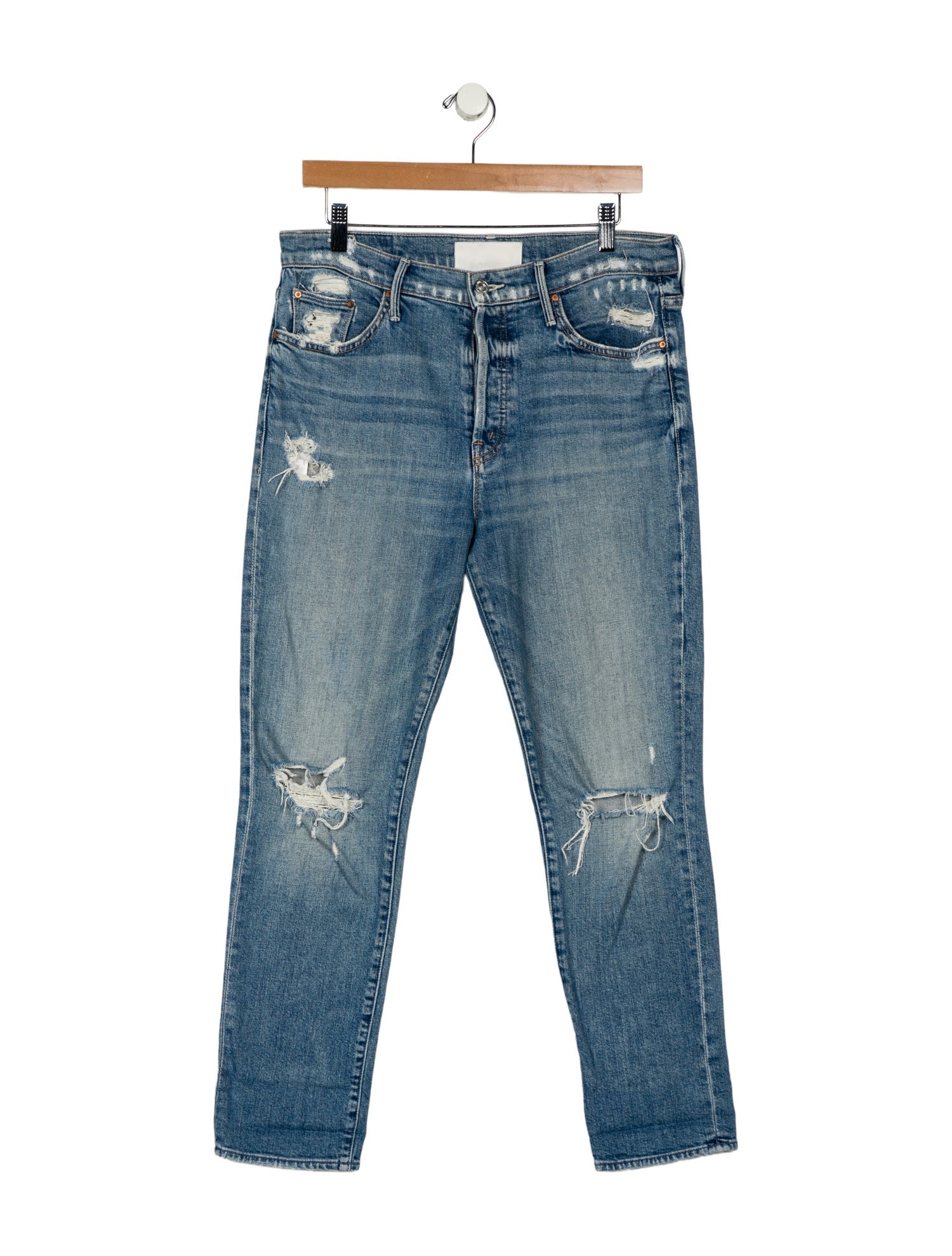 Mother High-Rise Straight Leg Jeans