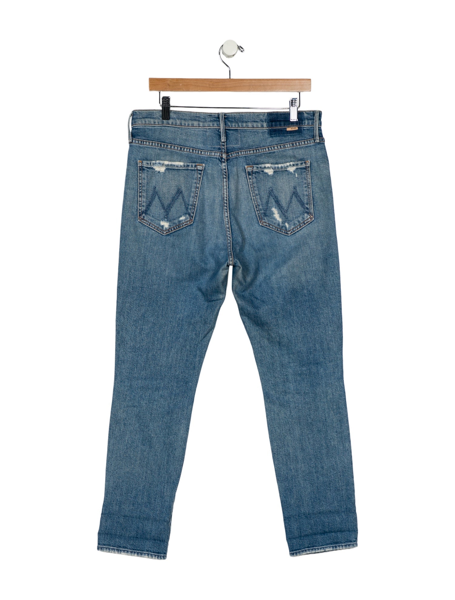 Mother High-Rise Straight Leg Jeans