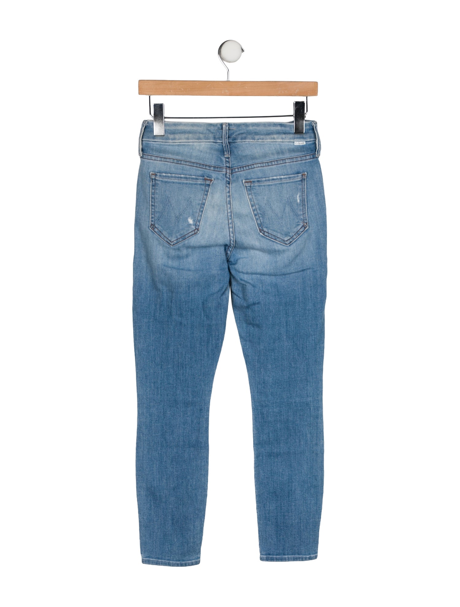 Mother Mid-Rise Skinny Leg Jeans