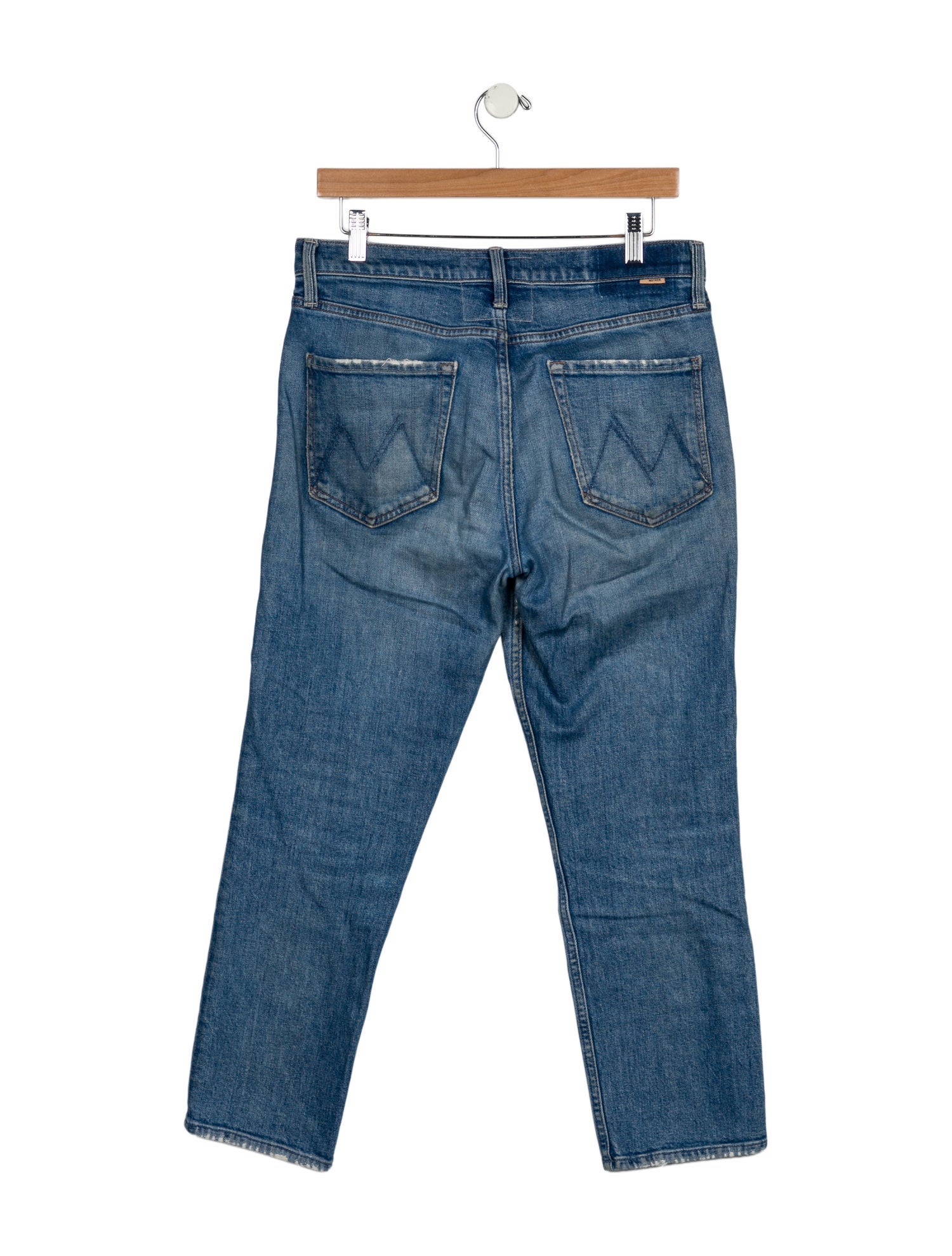 Mother High-Rise Straight Leg Jeans
