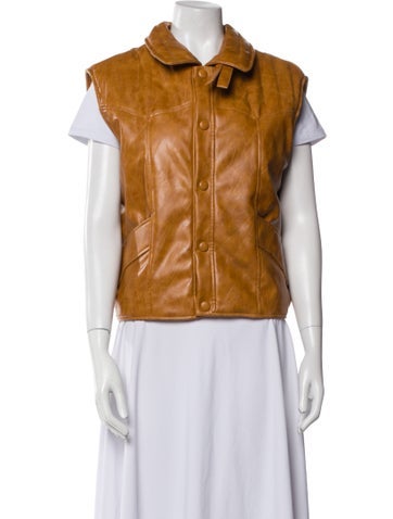 Mother Jackets Leather Vest S