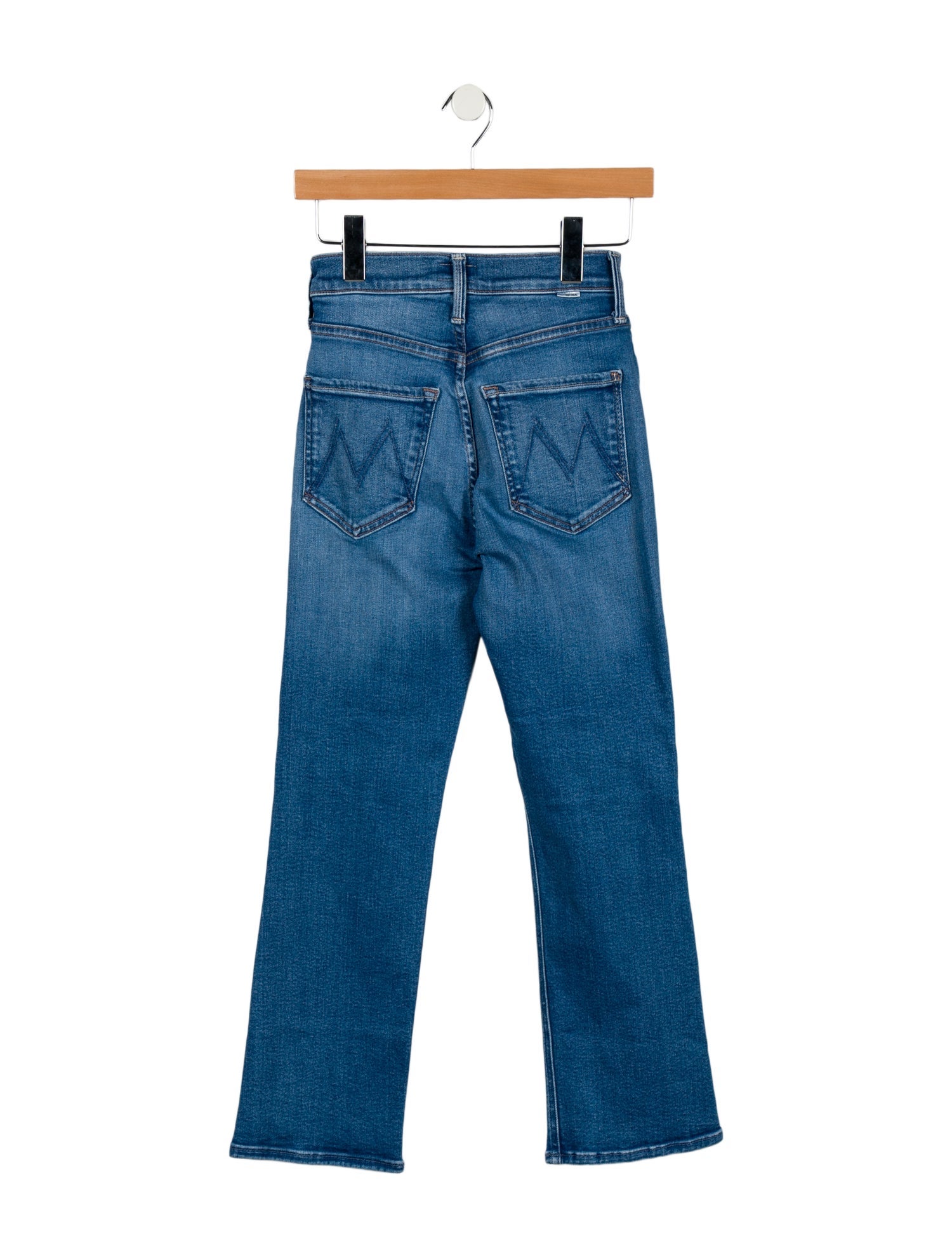 Mother Mid-Rise Straight Leg Jeans