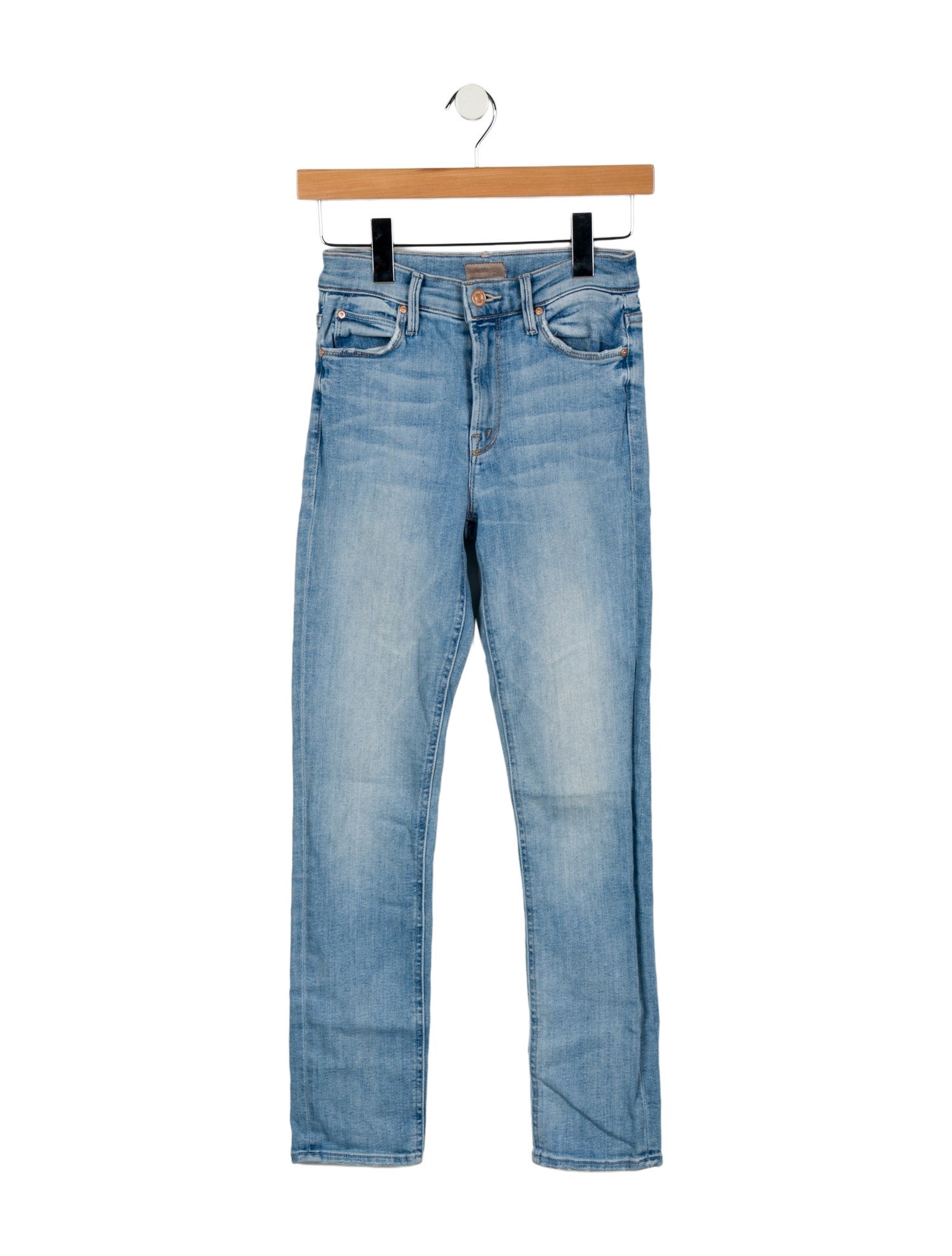 Mother Mid-Rise Skinny Leg Jeans