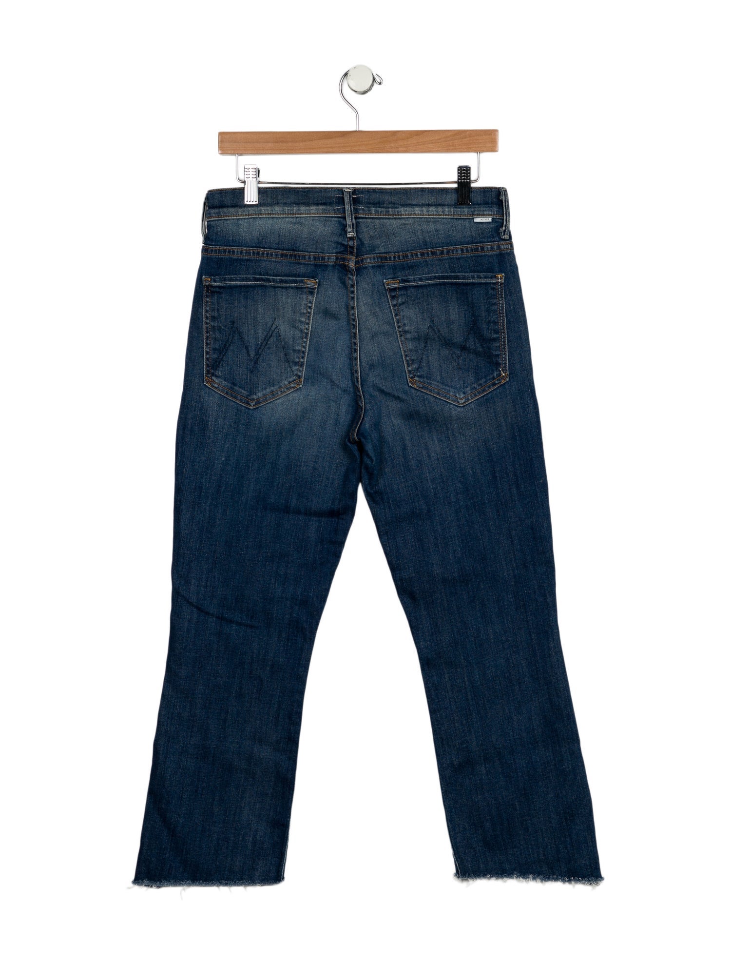 Mother Mid-Rise Straight Leg Jeans