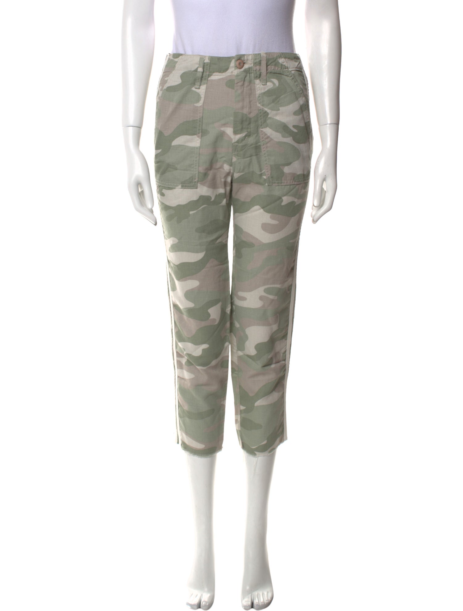 Mother Camouflage Print Straight Leg Pants w/ Tags