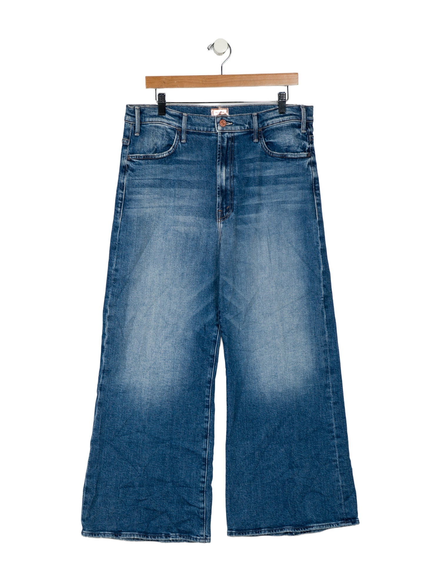 Mother High-Rise Wide Leg Jeans