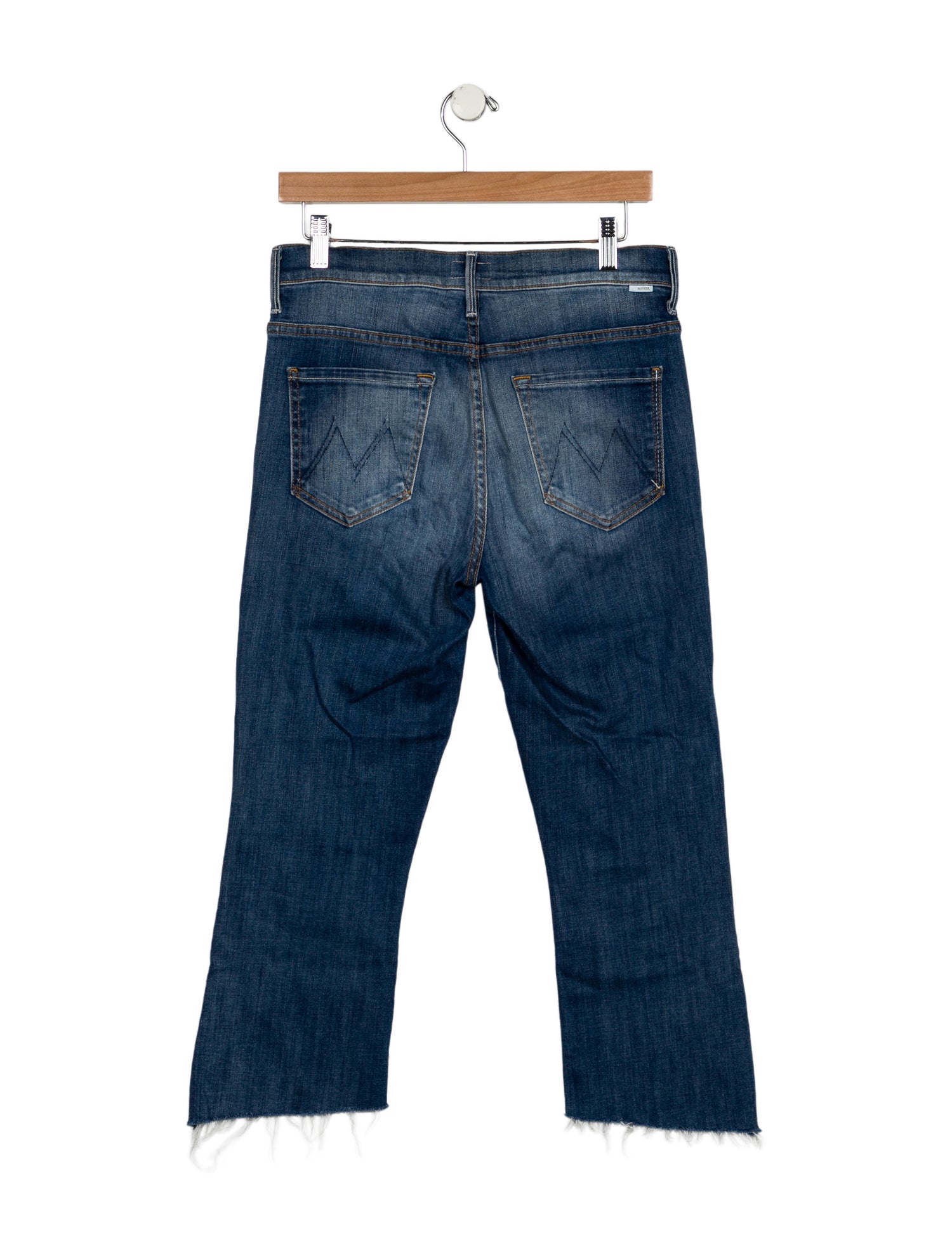 Mother Mid-Rise Wide Leg Jeans